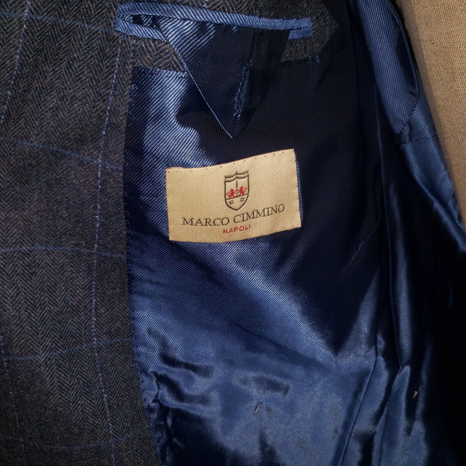 Other Marco Cimmino Napoli Men’s Wool Sport Coat Blazer italian 42 Size 42R - 4 Thumbnail