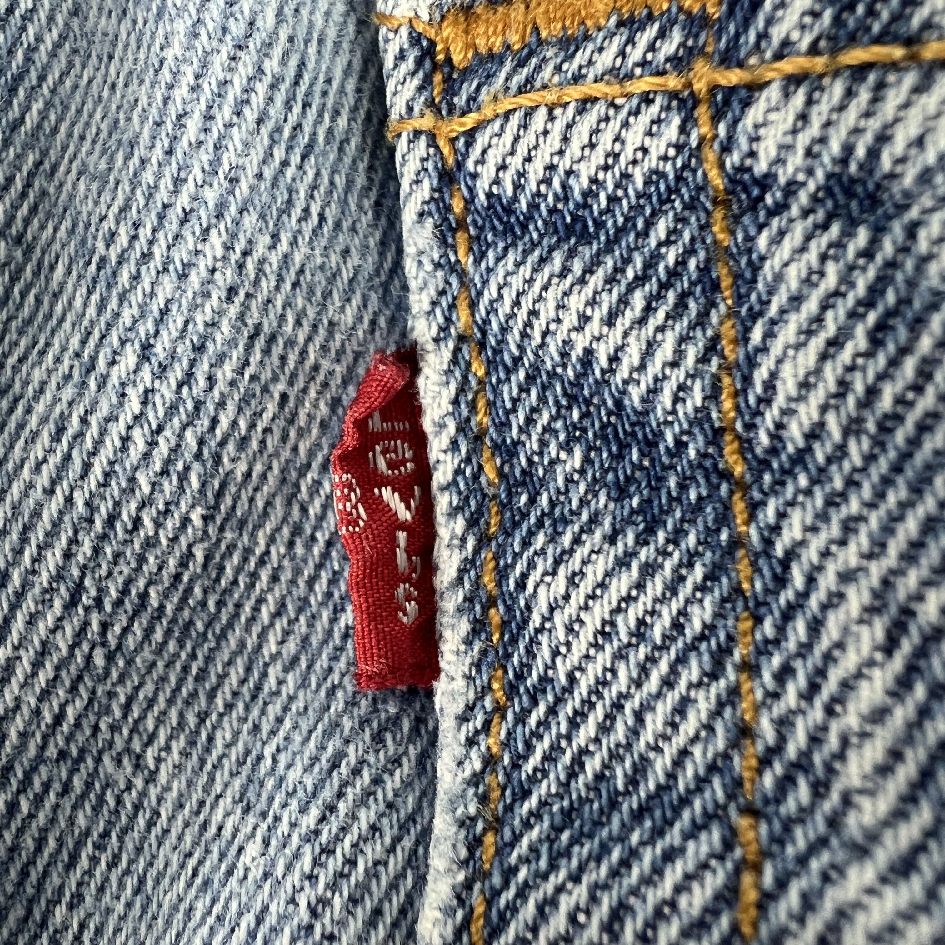 Levi's × Vintage Y2K Levi's Jeans 501 XX Original Straight Blue Faded Denim Size US 34 / EU 50 - 15 Thumbnail