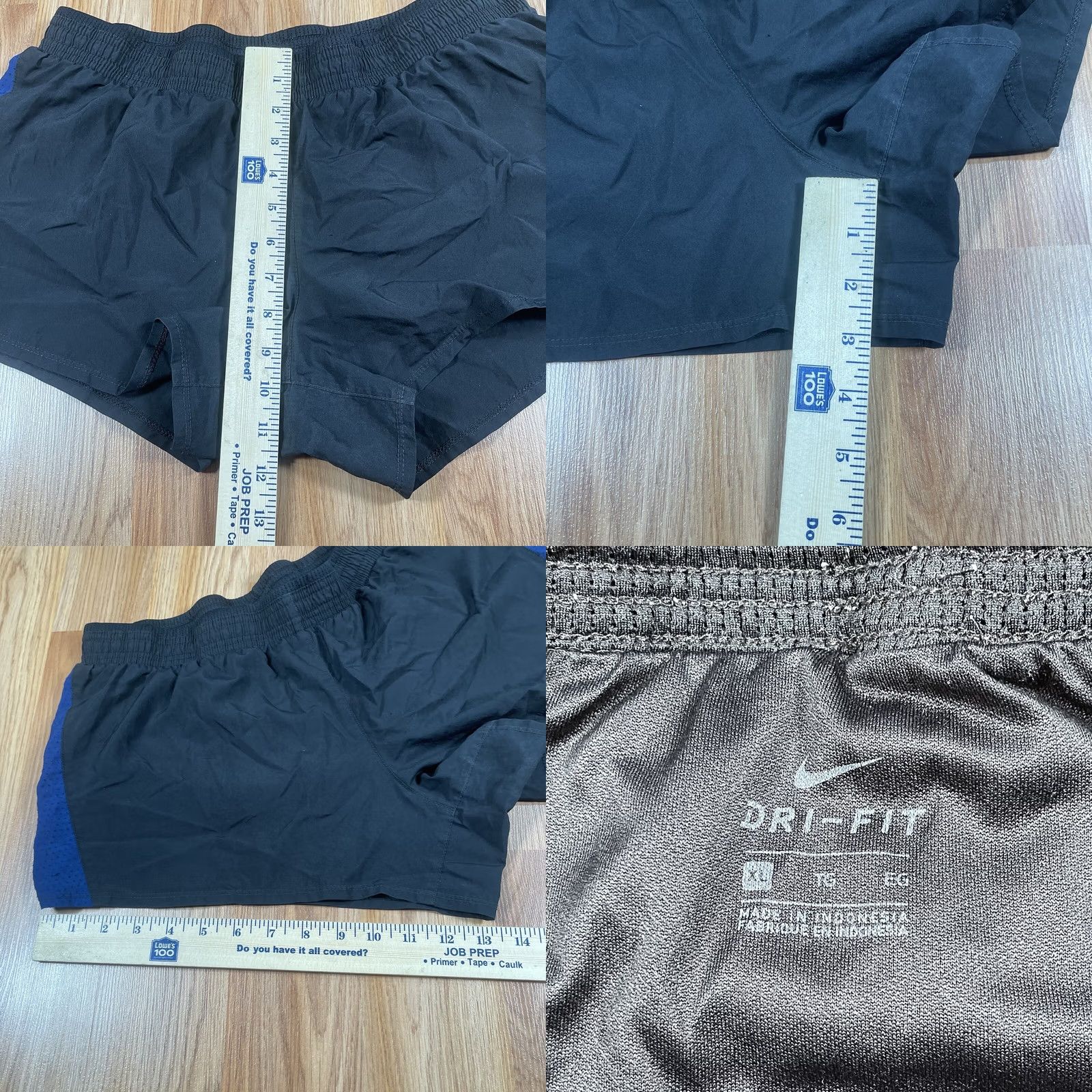 Nike Nike Shorts Womens XL Black Dri-Fit Athletic Running Swimming Cross Training Shirts? Size 40" / US 18 - 8 Thumbnail