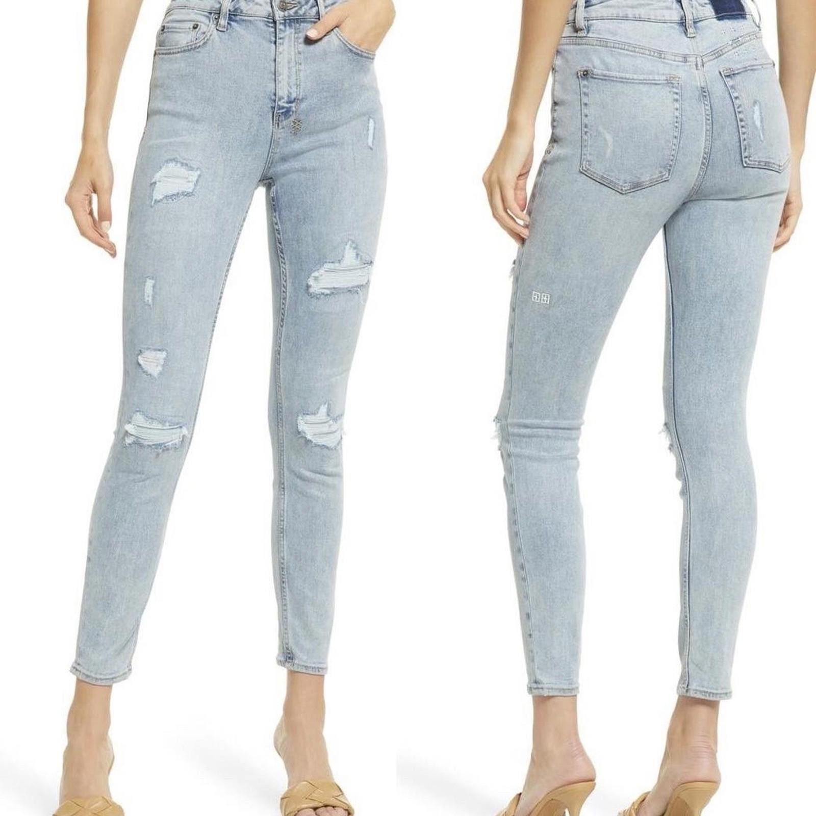 Ksubi new ksubi womens denim jeans spray on laguna super blue 26 8 Size 26" / US 2 / IT 38 - 2 Thumbnail