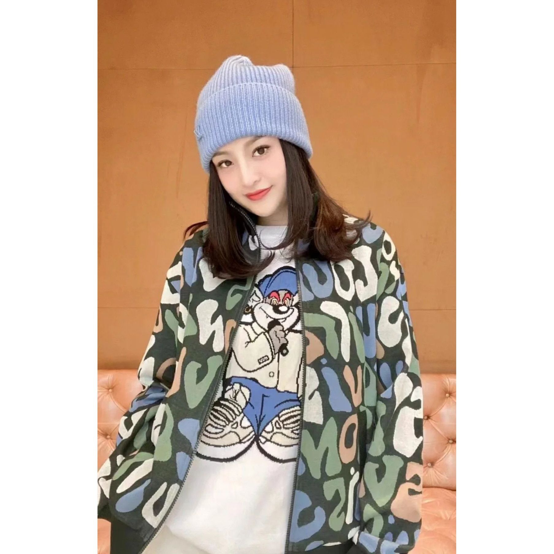 Louis Vuitton Louis Vuitton Multicolor Graphic Knit Zip-Up Jacket Size L / US 10 / IT 46 - 8 Thumbnail