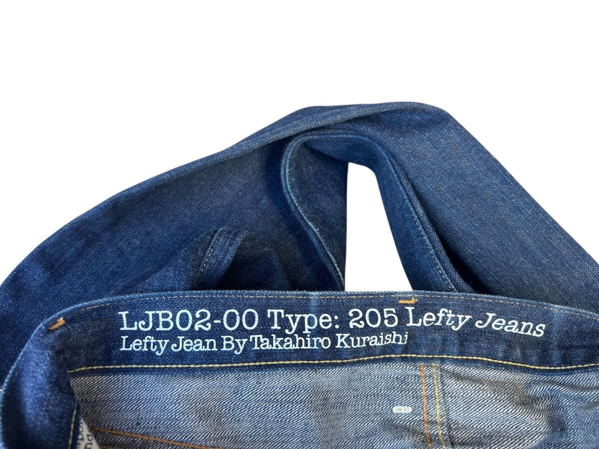 Levi's 2010 Levi’s Takahiro Kuraishi Redline Denim Lefty Jeans Size US 31 - 25 Thumbnail