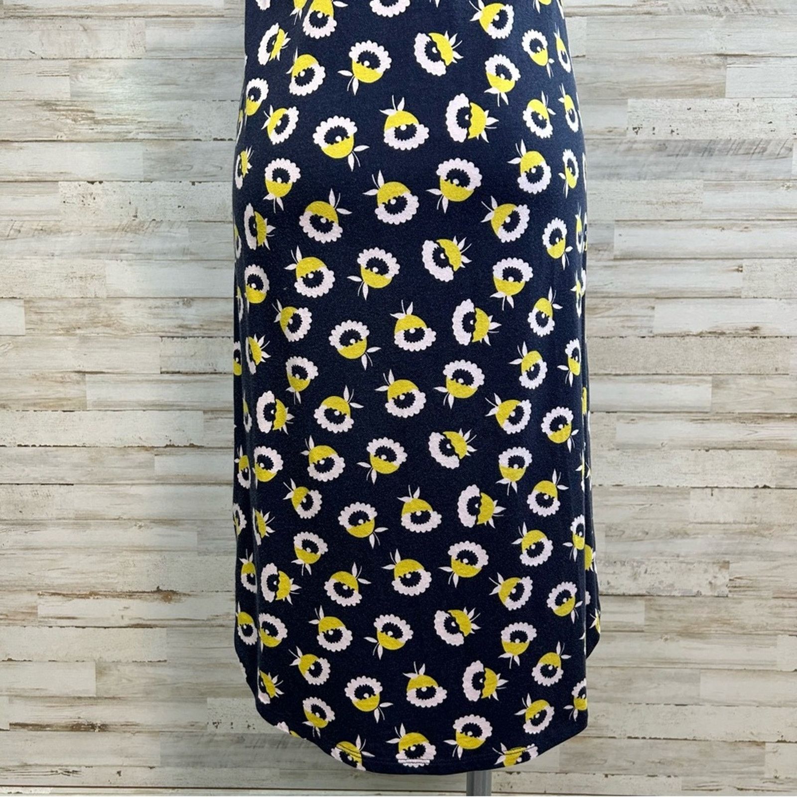 Boden Boden Lois Knit Sleeveless Floral Dress Size 6 Navy Yellow Size M / US 6-8 / IT 42-44 - 10 Thumbnail