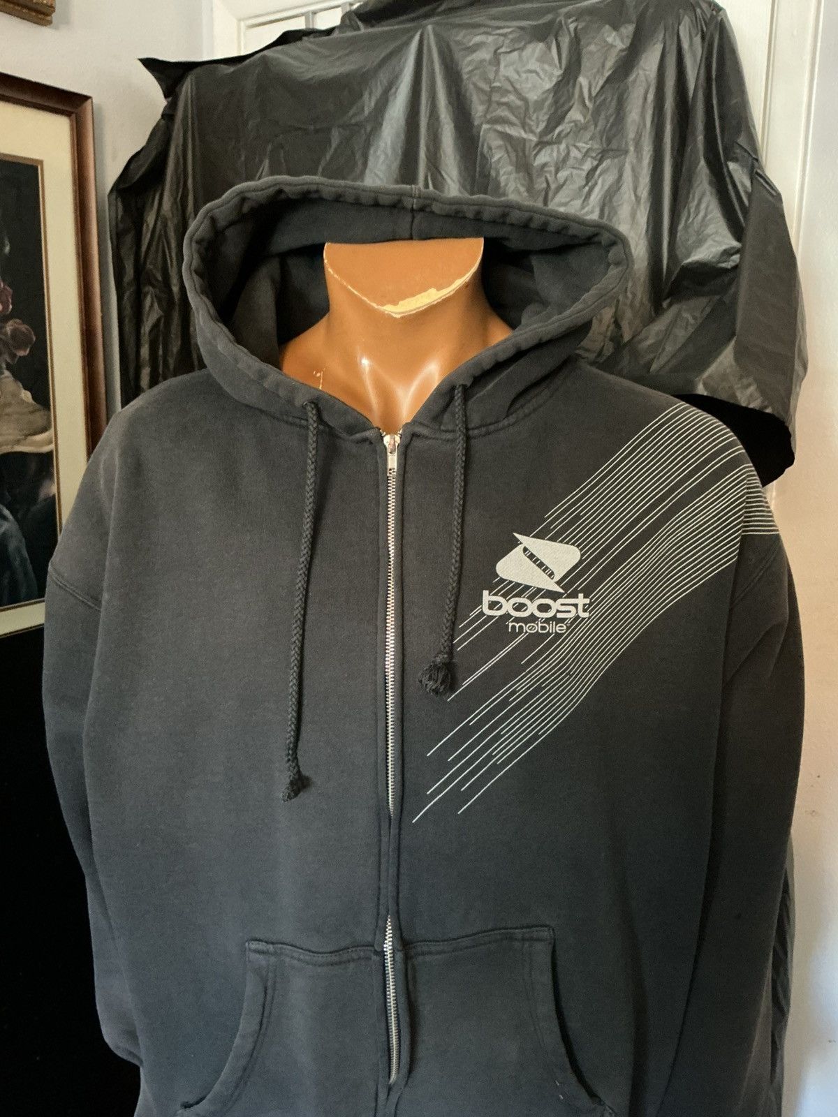 Independent Trading Co. Vintage Y2K Boost Mobile Independent Trading Co Zip Hoodie Size US XL / EU 56 / 4 - 14 Thumbnail