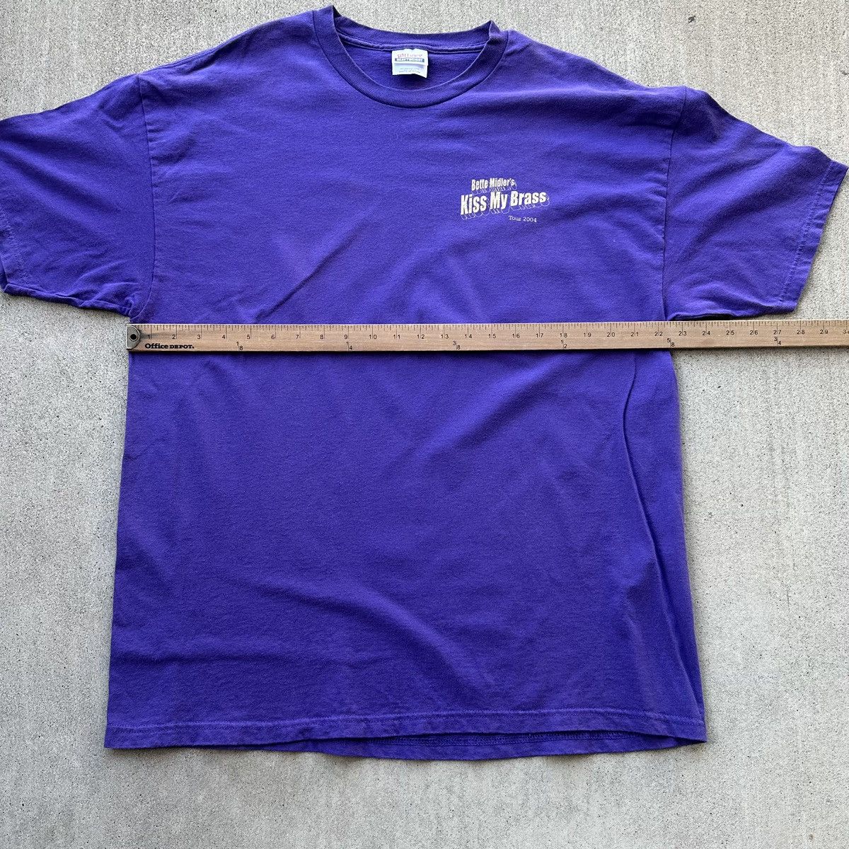 Band Tees Bette Milder Kiss My Brass Concert T Shirt Xl Y2K Local Crew Size US XL / EU 56 / 4 - 4 Thumbnail
