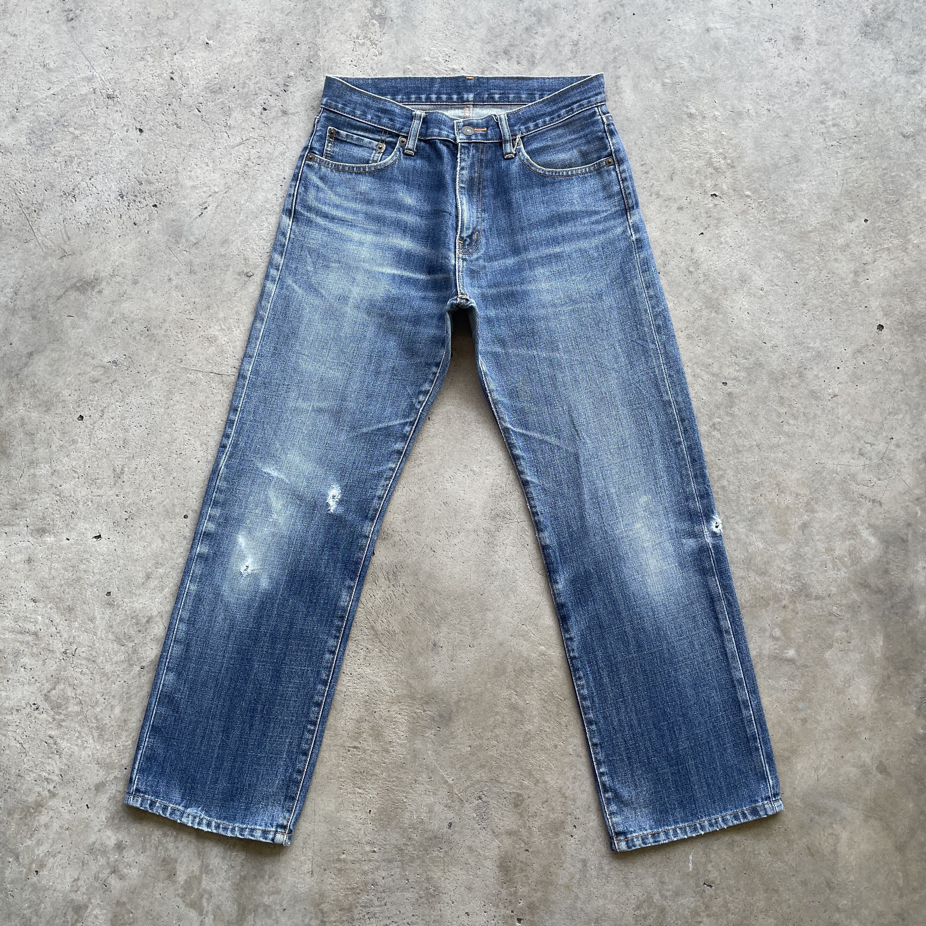 Japanese Brand Vintage Japanese Brand Denim Jeans Faded Pants W29x28 Size US 29 - 2 Thumbnail