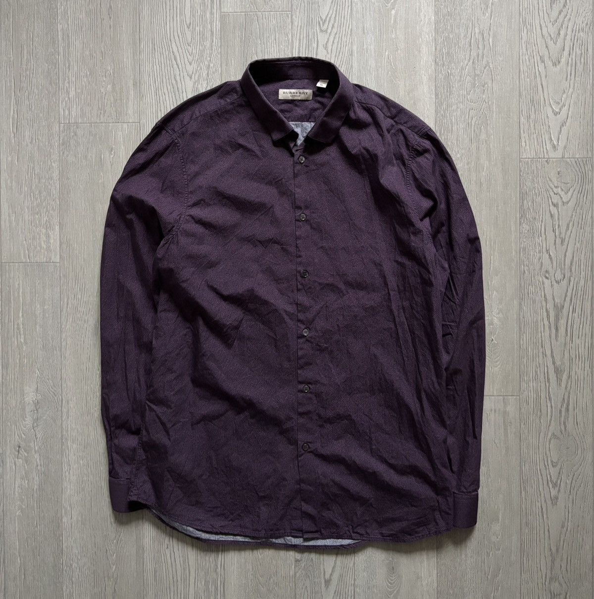 Burberry × Designer × Vintage Burberry London Tailored Shirt Button Up Size US XL / EU 56 / 4 - 1 Thumbnail