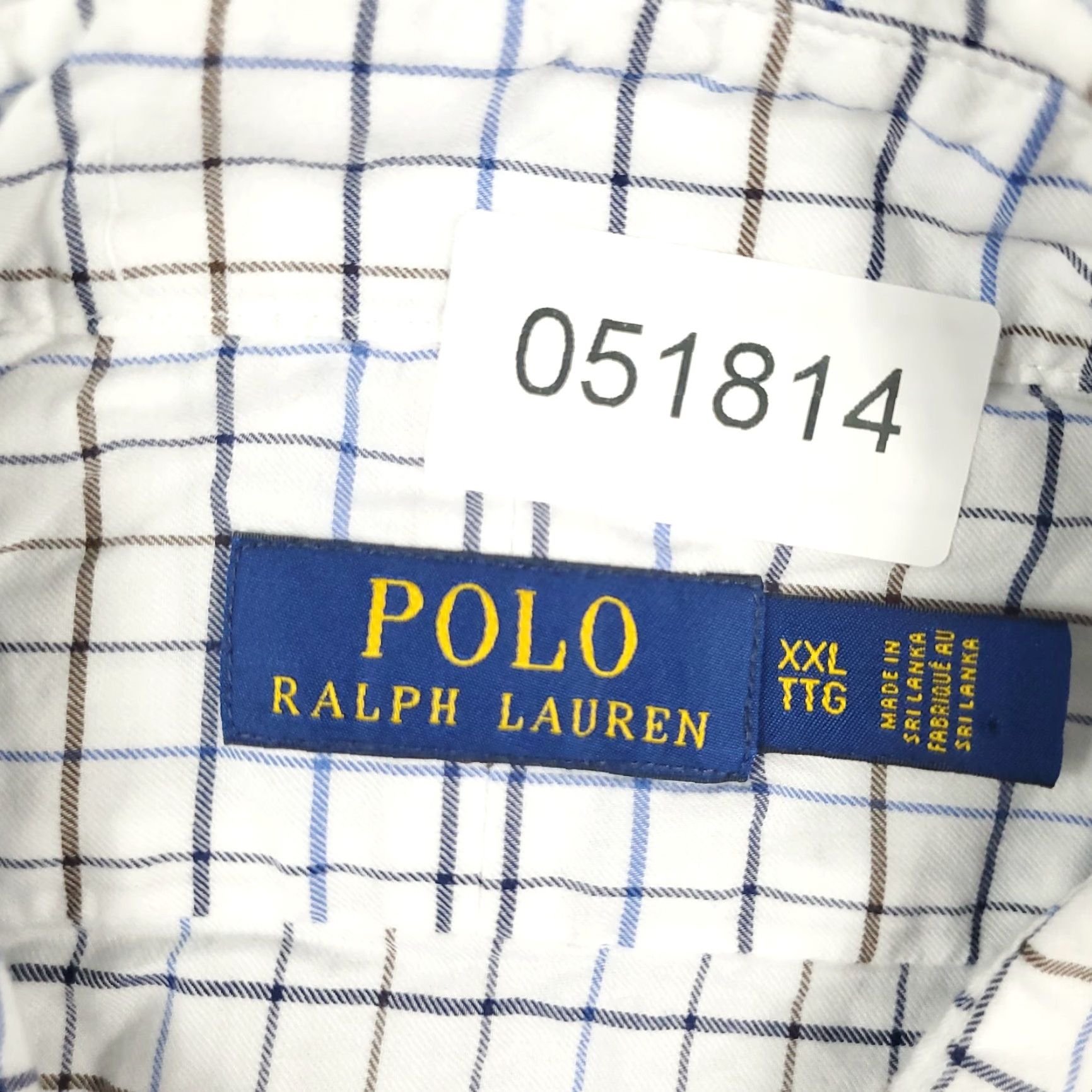 Ralph Lauren RALPH LAUREN Button-Up Shirt Mens 2XL White Check Long Sleeve Casual Classic Preppy Size US XXL / EU 58 / 5 - 7 Thumbnail