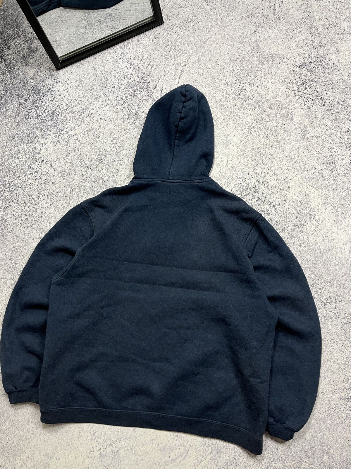 Lacoste × Vintage Vintage Lacoste 1/4 Zip Hoodie Faded Big Logo Y2K Size US S / EU 44-46 / 1 - 12 Thumbnail