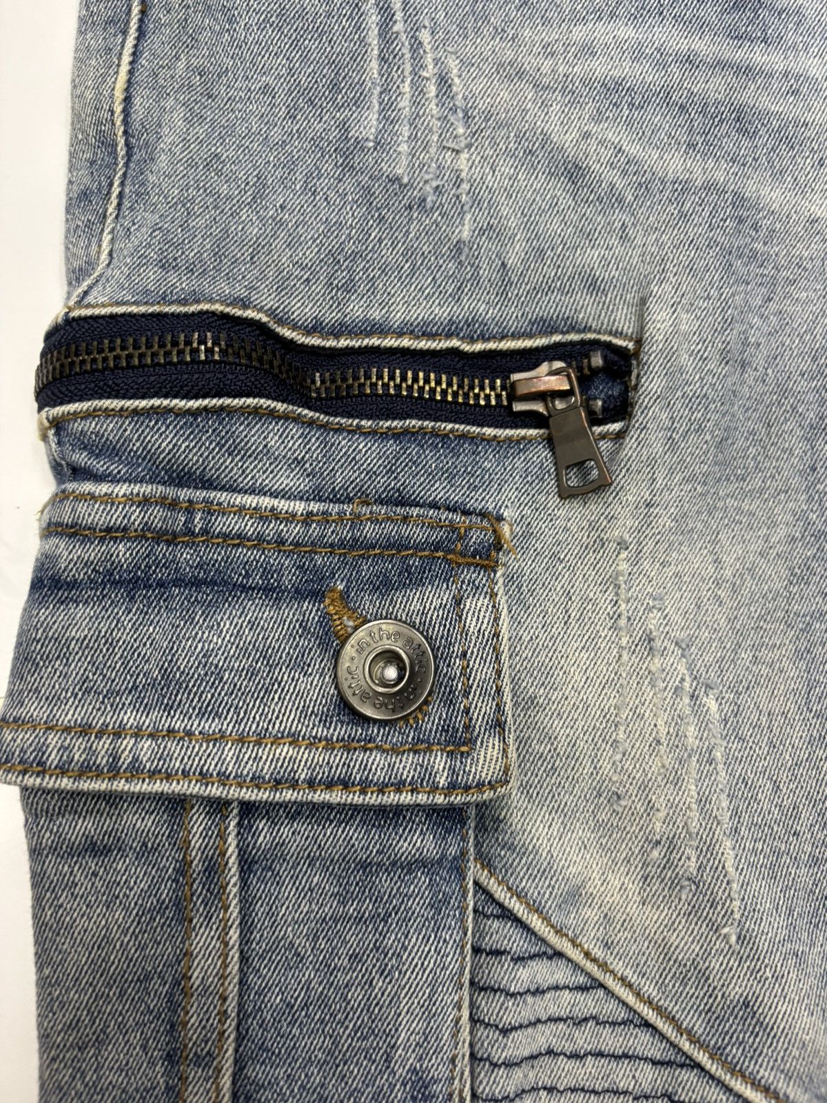 In The Attic IN THE ATTIC BIKER JEANS Size US 30 / EU 46 - 10 Thumbnail