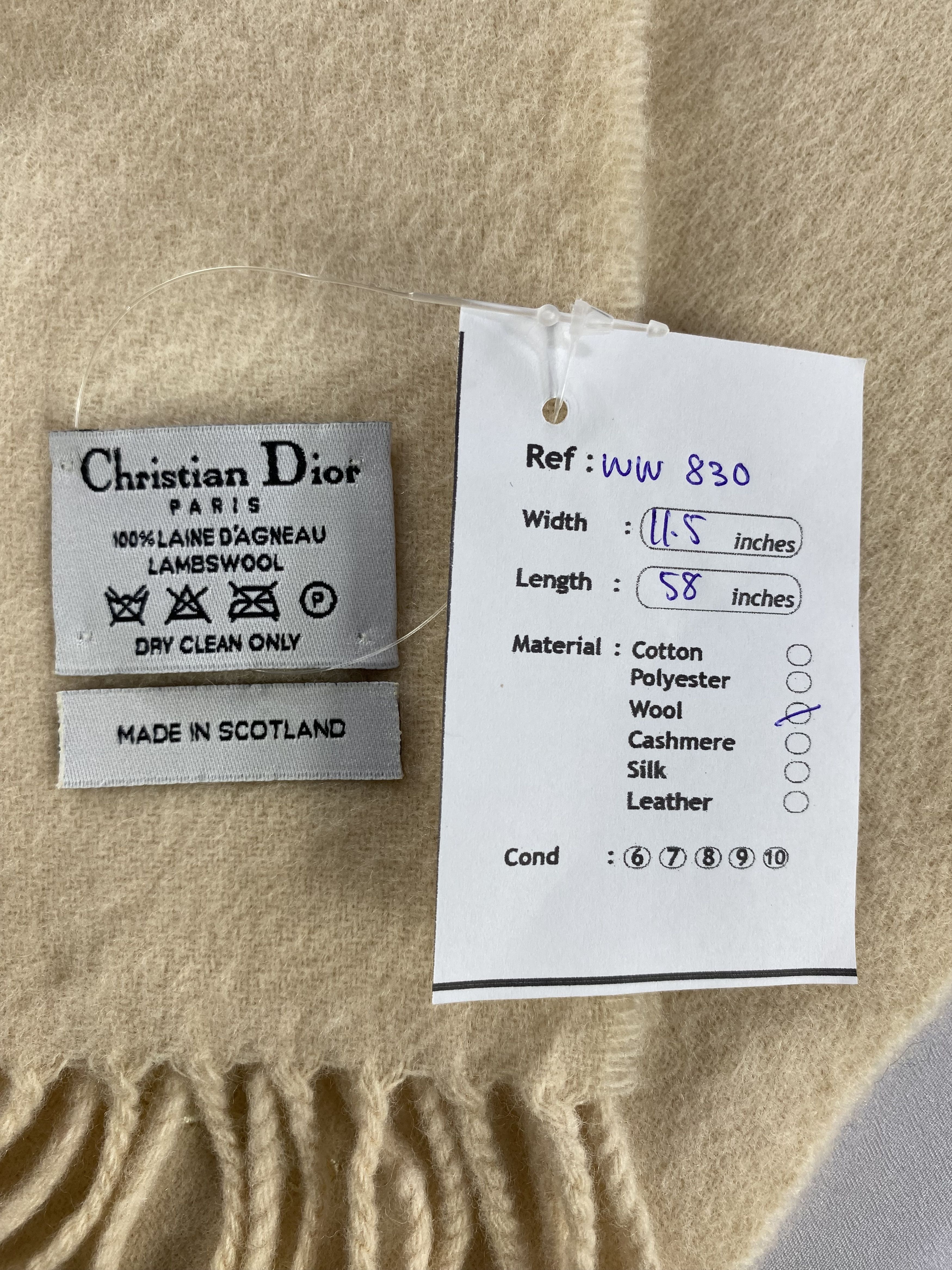 Christian Dior Monsieur × Vintage Christian Dior Monsieur Scarf / Muffler / Neckwear Size ONE SIZE - 6 Thumbnail
