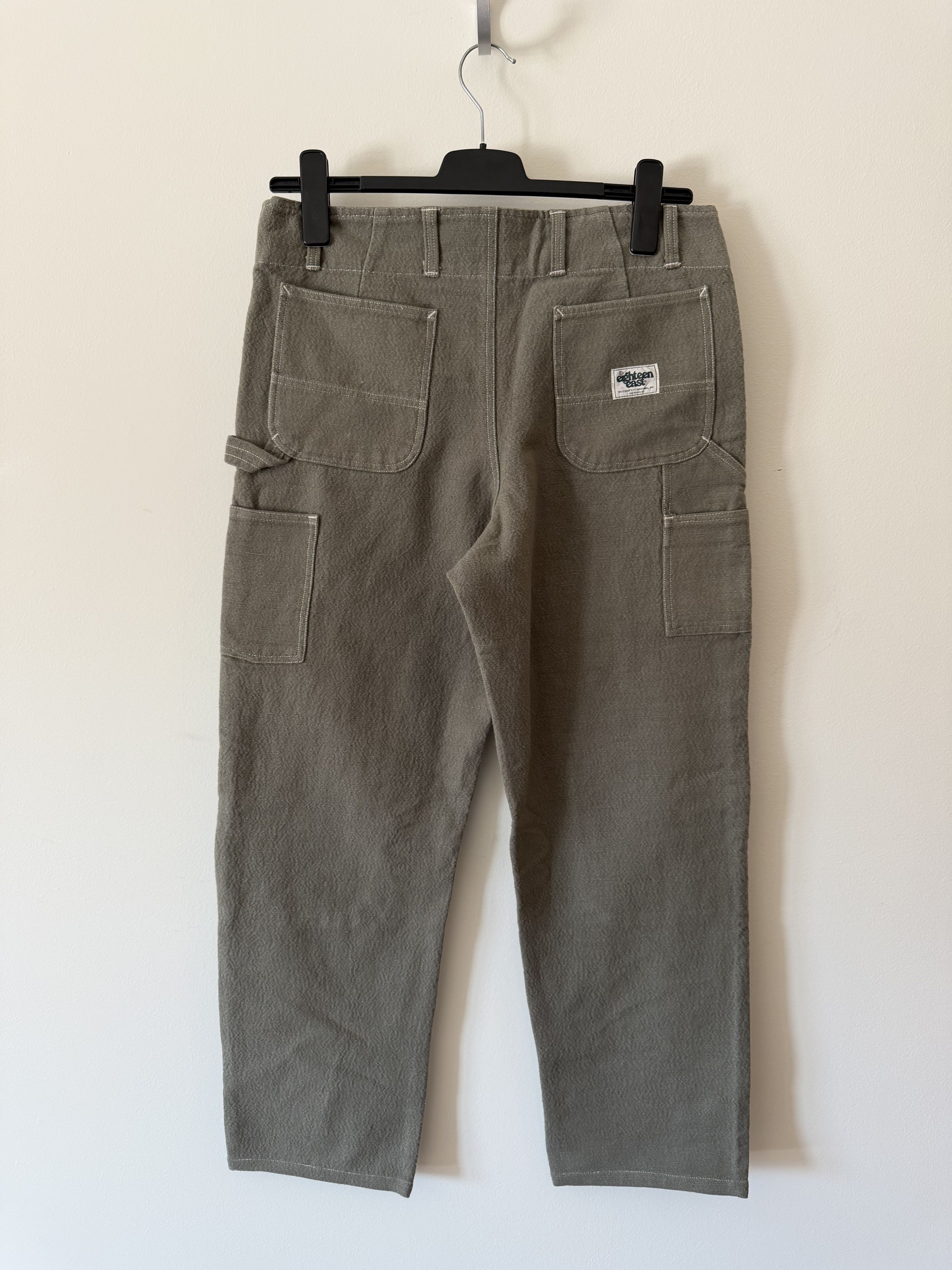 18 East 18 East Eli Hand Embroidered Double Knee Pants in Aged Sage Size US 32 / EU 48 - 6 Thumbnail