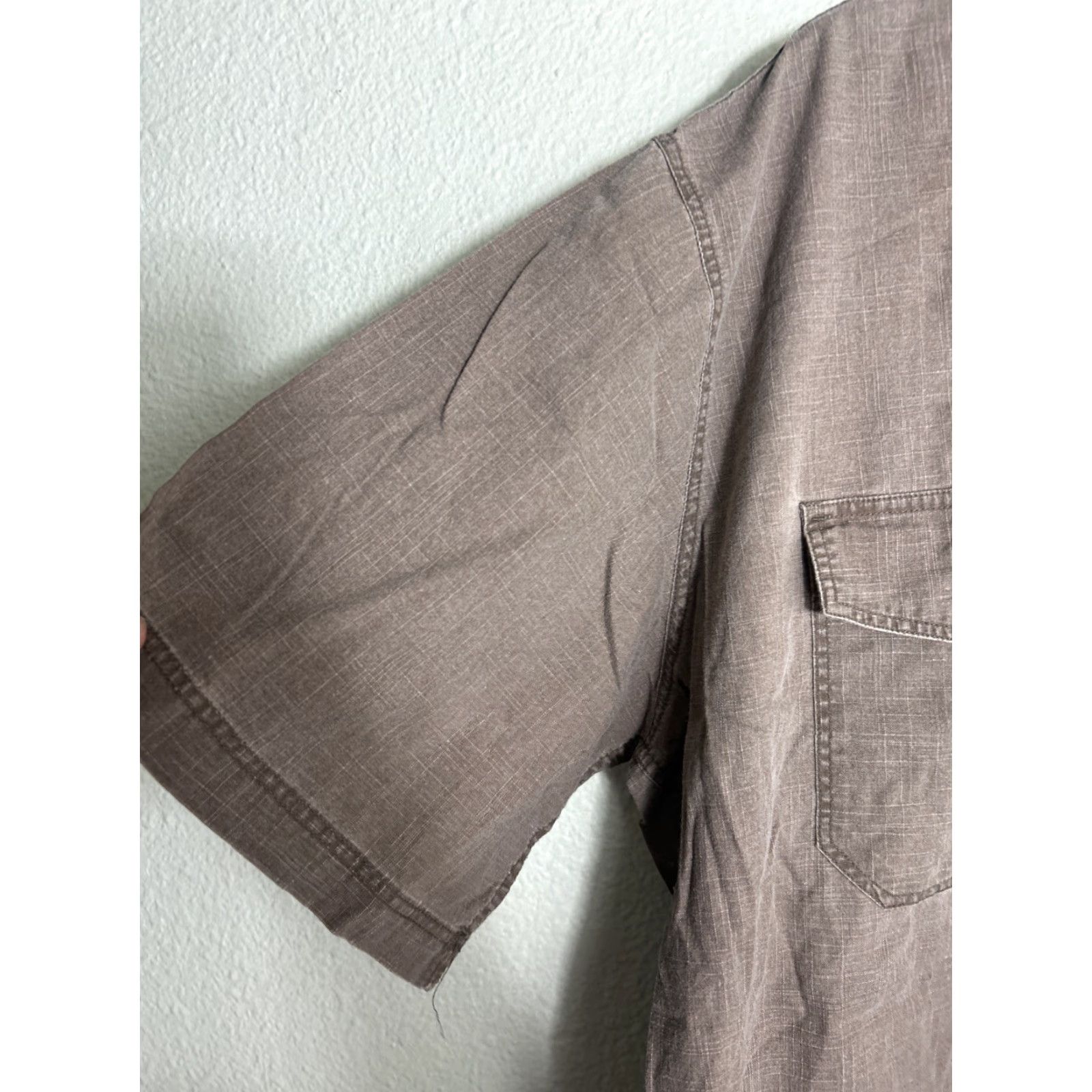 High Sierra VINTAGE High Sierra Mens XXL Short Sleeve Brown Cotton Shirt Size US XXL / EU 58 / 5 - 2 Thumbnail