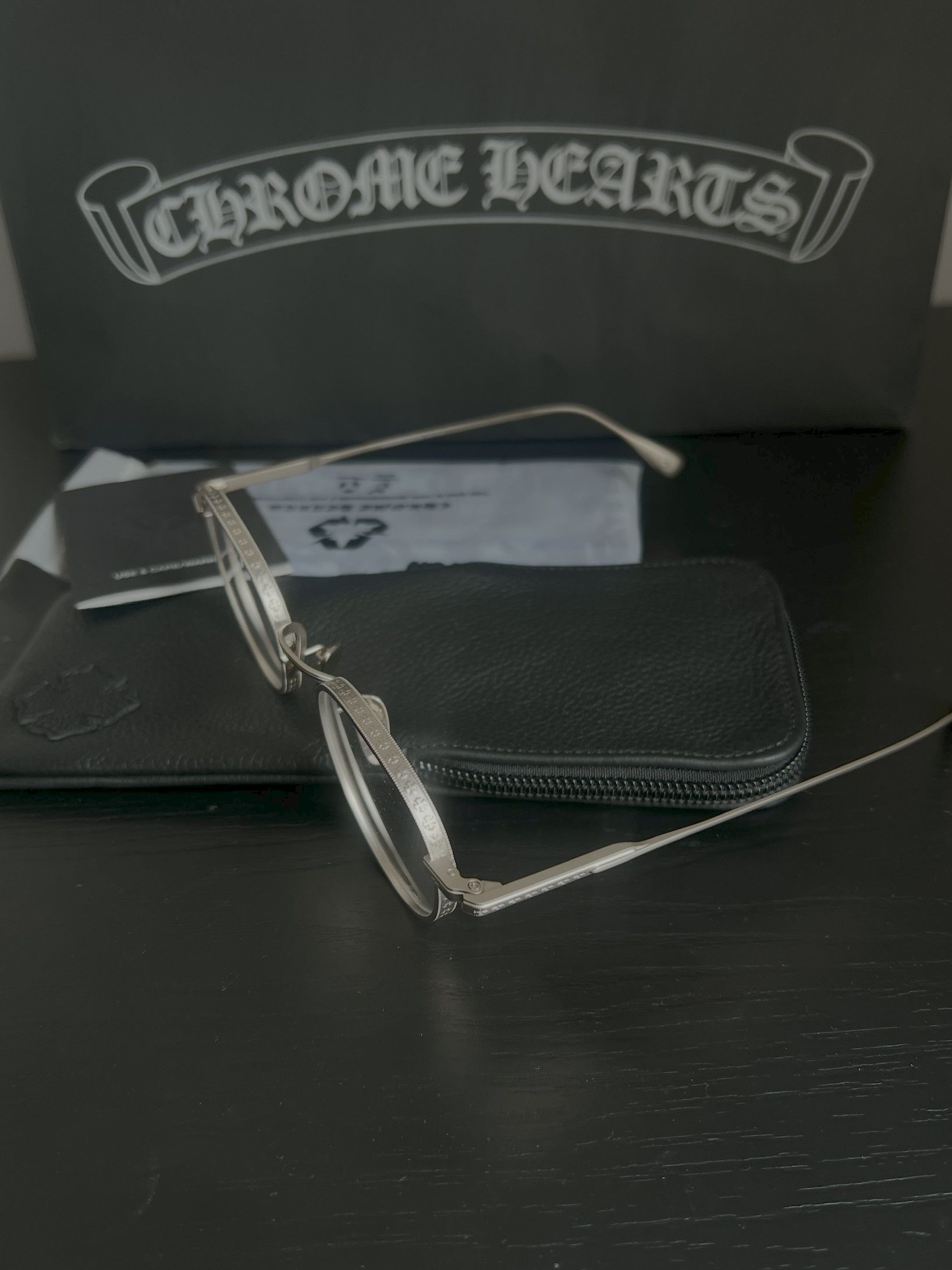Chrome Hearts Chrome Hearts THICK GOLD PLATED GLASSES Size ONE SIZE - 3 Thumbnail