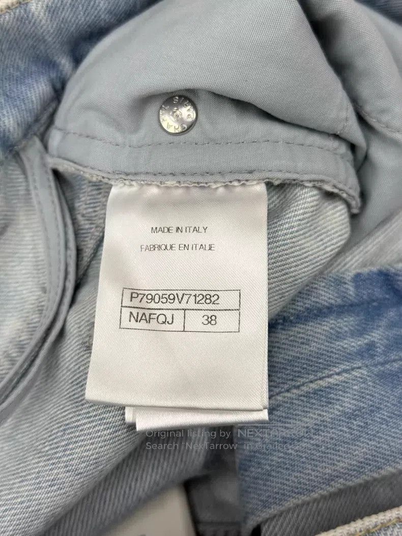 Chanel Chanel 25P light pearl chain jeans Size 25" / US 0 / IT 36 - 5 Thumbnail