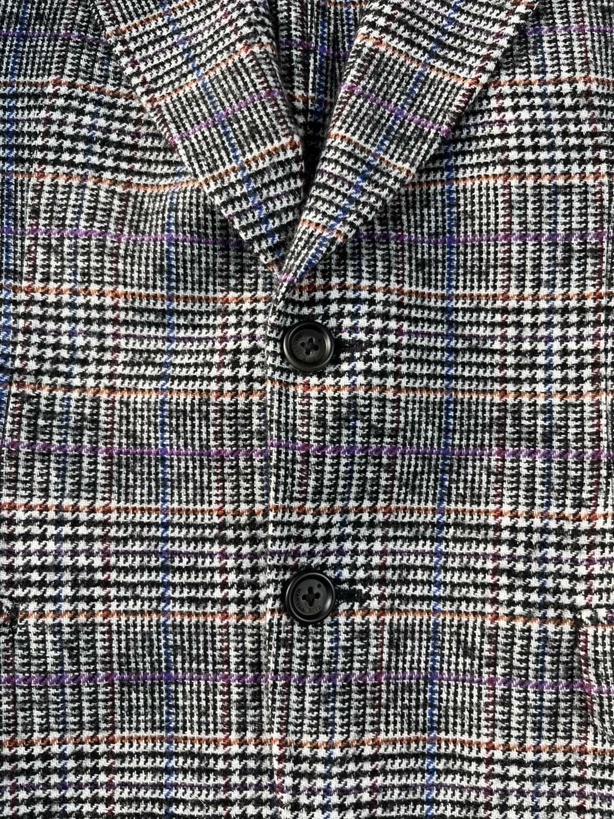 Manuel Ritz Manuel Ritz Wool Plaid Blazer Italy Tailored Fit Size 40R - 6 Thumbnail