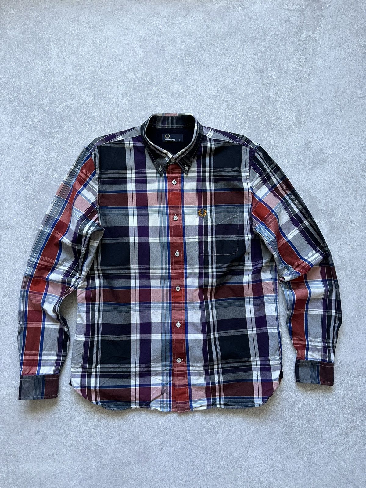 Fred Perry shirts for men fred perry long sleeve multicolor size large Size US L / EU 52-54 / 3 - 1 Thumbnail