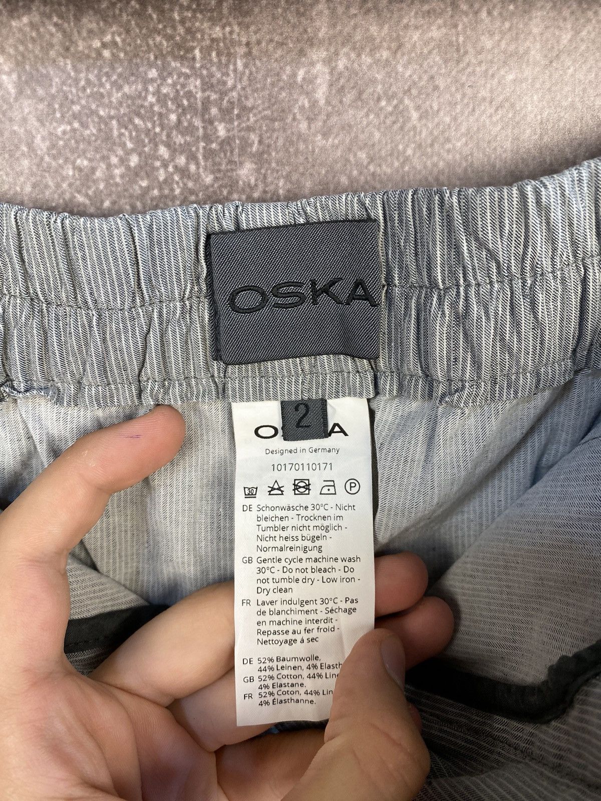 Designer Vintage OSKA Linen Pants Japanese Buggy Style Size US 32 / EU 48 - 8 Thumbnail