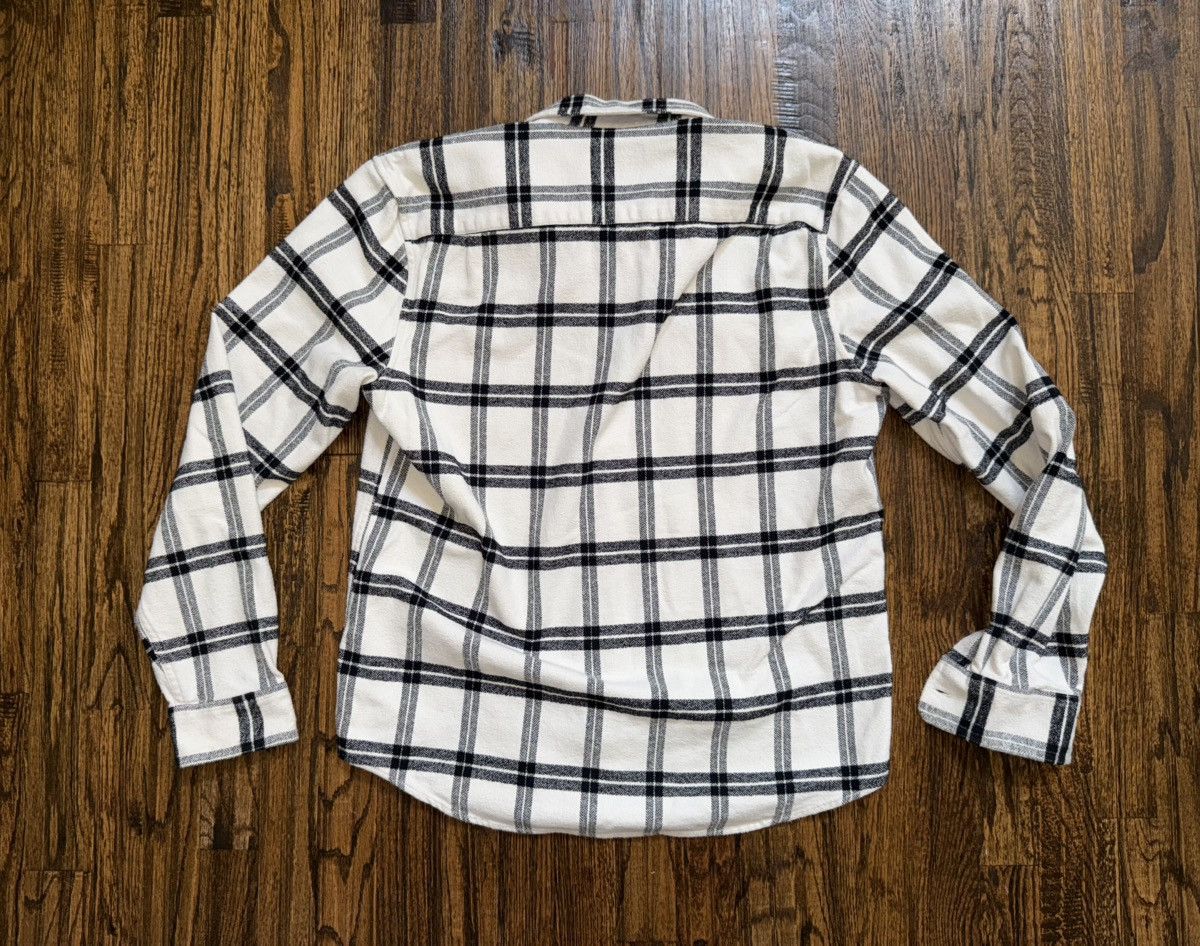 Lucky Brand Lucky Brand L/S Button-Up Shirt White Plaid Flannel Medium Size US M / EU 48-50 / 2 - 4 Thumbnail