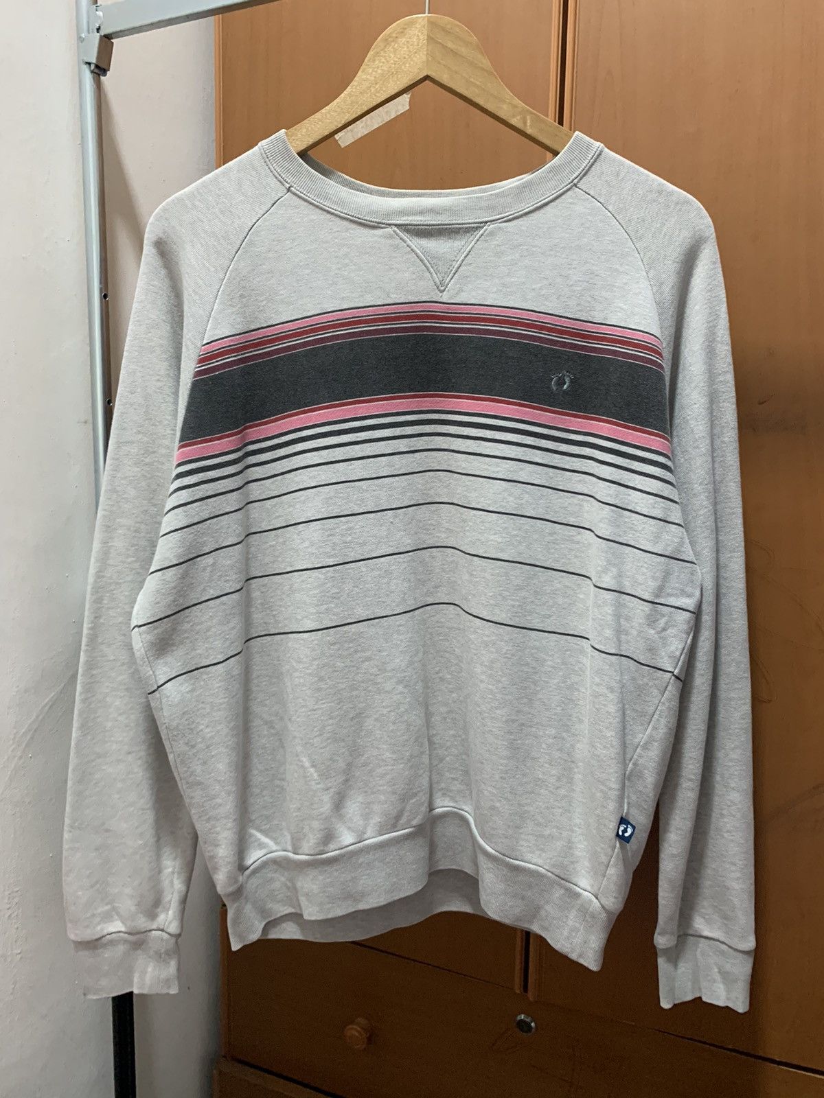 Hang Ten Vintage Hang Ten Stripe Sweatshirt Medium Size US M / EU 48-50 / 2 - 1 Thumbnail