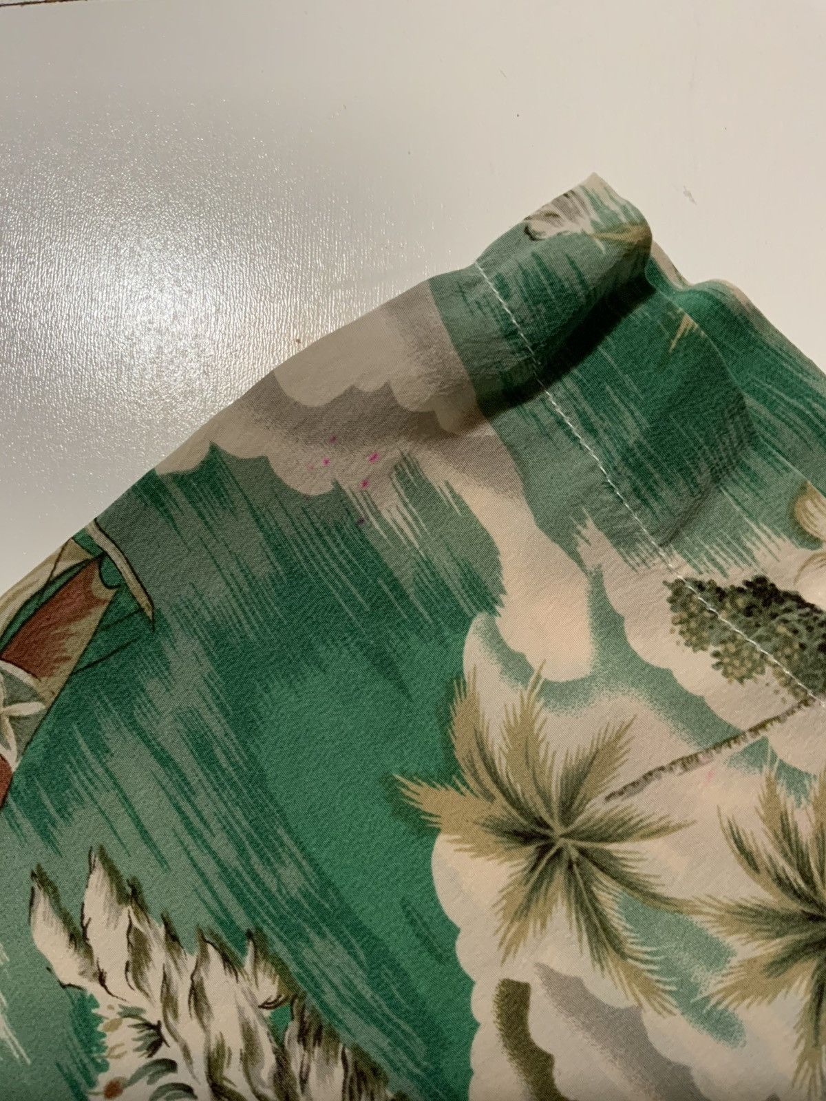 Designer × Vintage Vintage Citron Santa Monica 100% Silk Hawaiian AOP Shirt Size US M / EU 48-50 / 2 - 14 Thumbnail