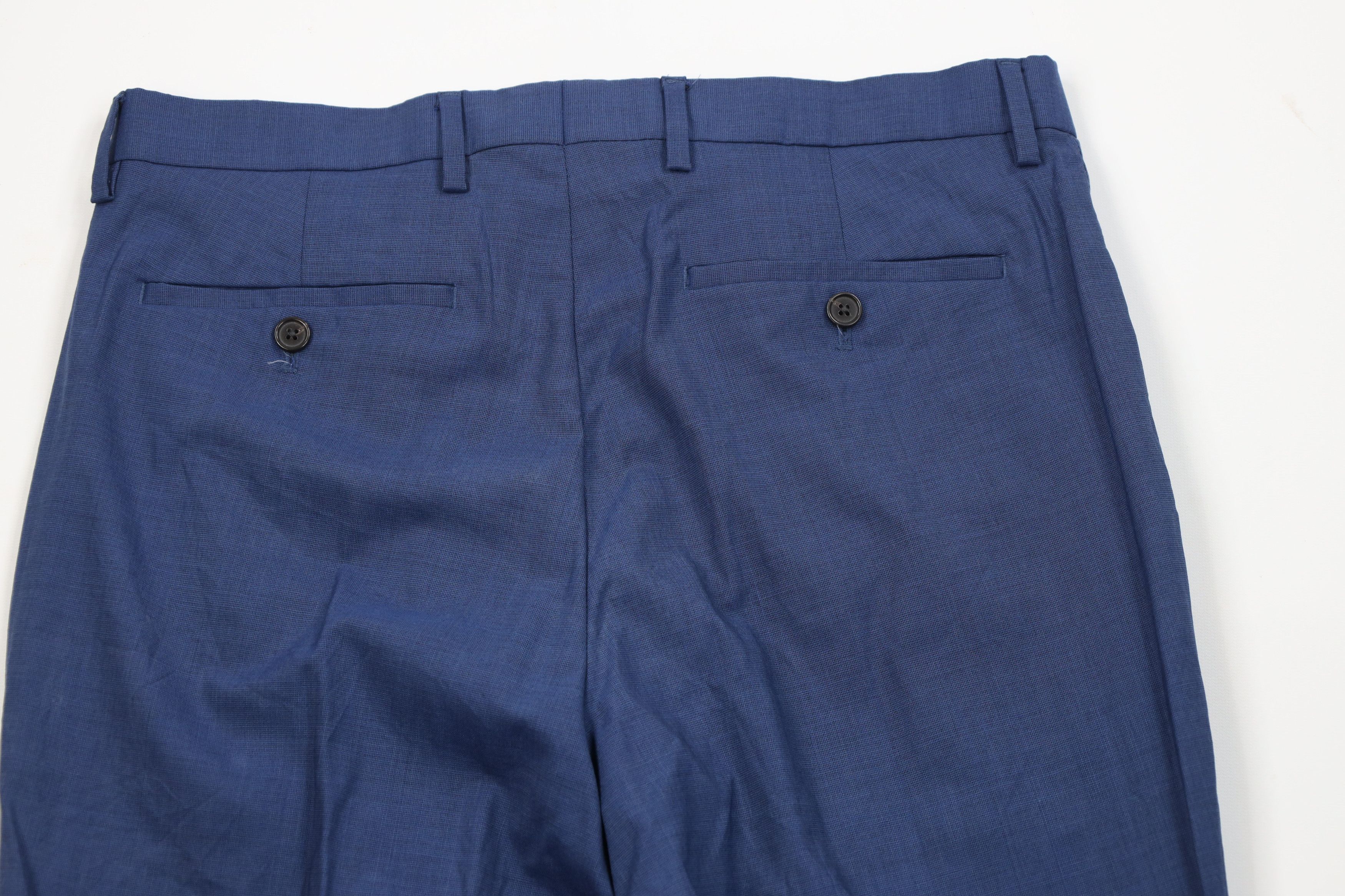 Banana Republic Banana Republic Wool Stretch Knit Chino Pants Trousers Blue Size US 32 / EU 48 - 10 Thumbnail