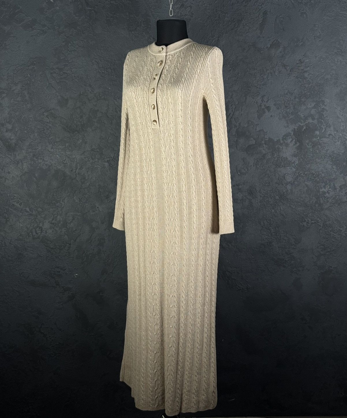 Sezane LA MAILLE SEZANE Women’s Maxi Dress Merino Wool Blend Size S Size S / US 4 / IT 40 - 4 Thumbnail