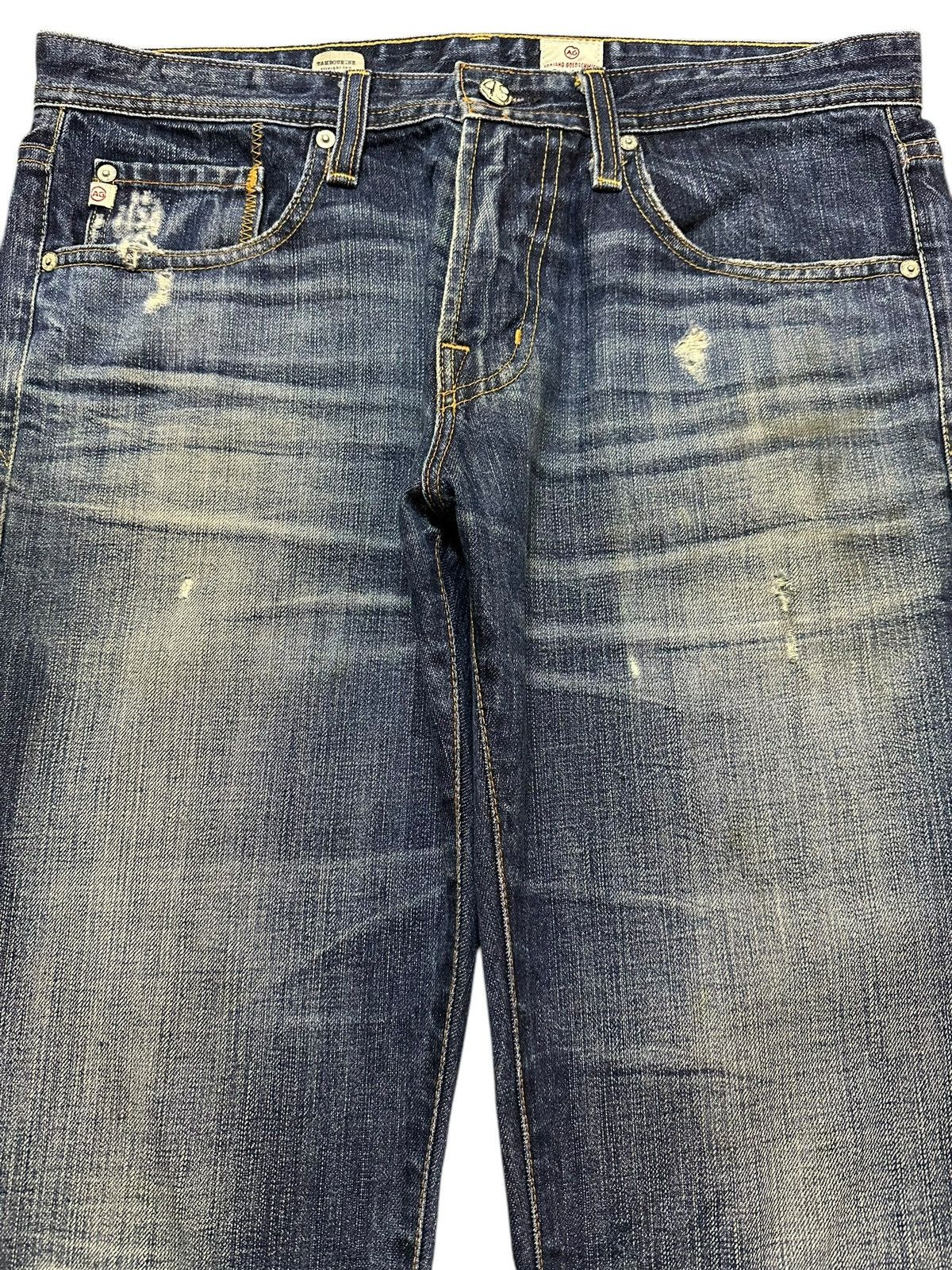 Vintage Adriano Goldschmied Blue Faded Wash Style Jeans
