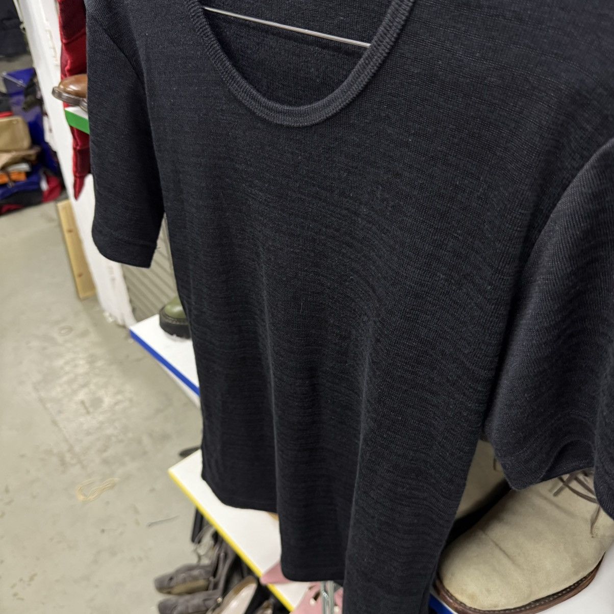 Tornado Mart Vkei 00s Zero Tornado Mart Ribbed Knit Henley Tee Size US M / EU 48-50 / 2 - 10 Thumbnail