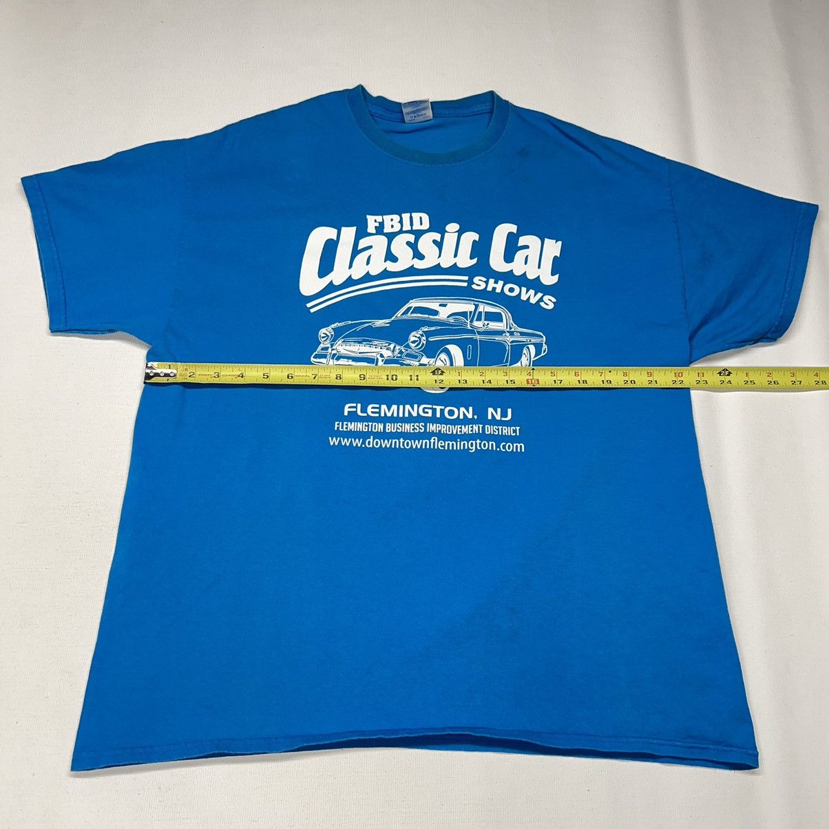 Gildan × Vintage Car Tee Shirt Blue Hot Rod Classic Show NJ Custom Auto Y2K Size US XL / EU 56 / 4 - 15 Thumbnail