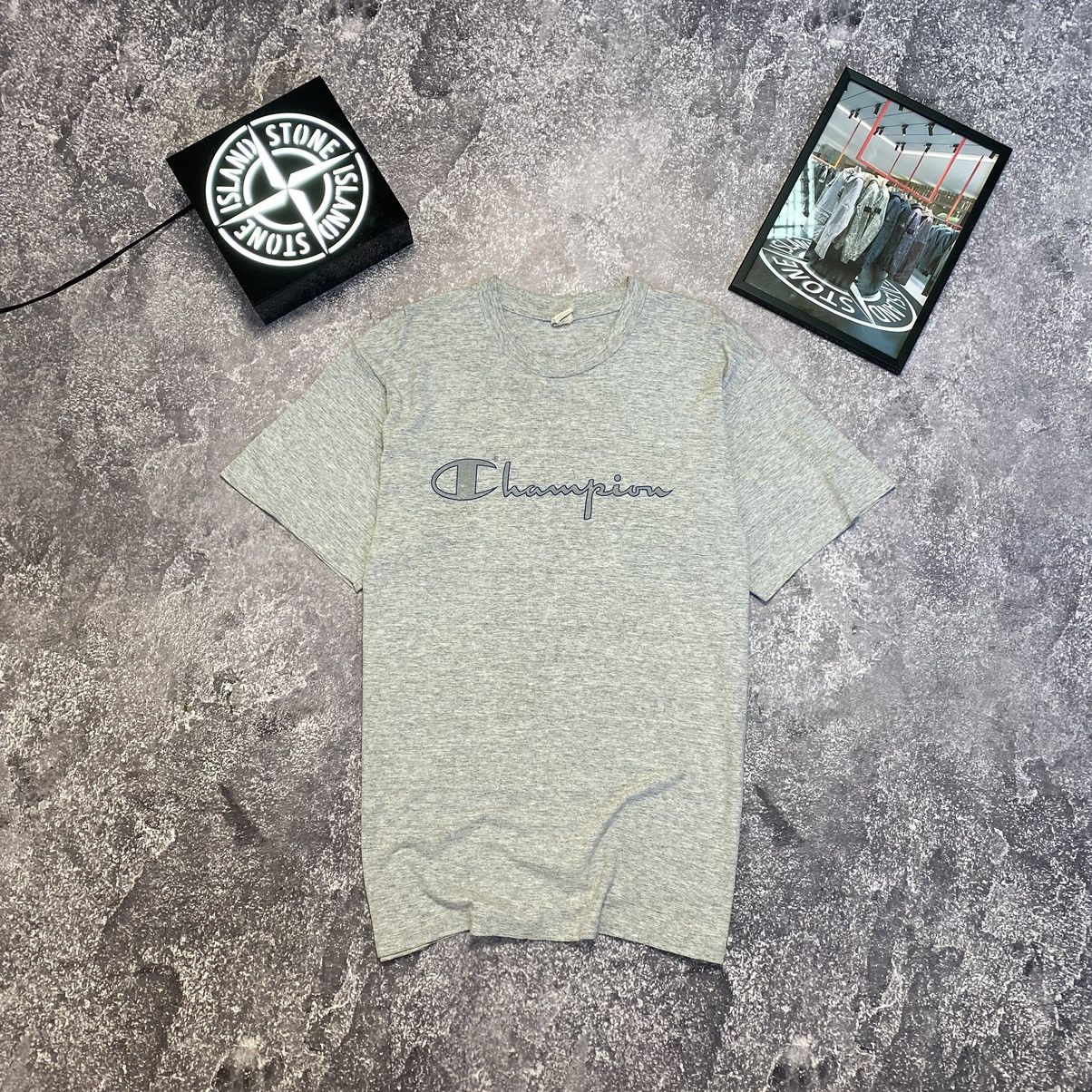 Champion Vintage Champion Made In USA Big Logo Basic tee Size US XL / EU 56 / 4 - 1 Thumbnail