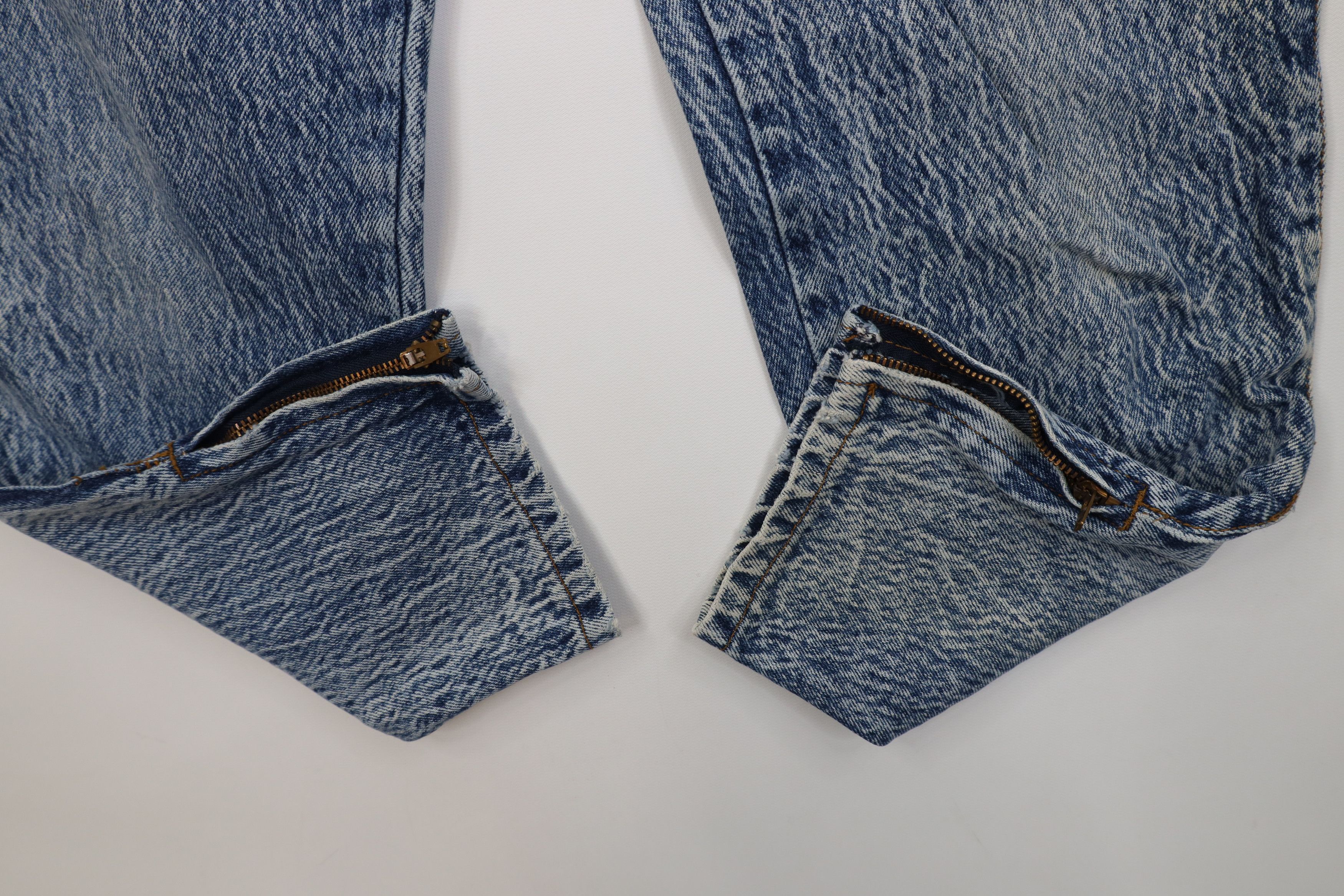 Vintage Vintage 80s 90s Streetwear Acid Wash Relaxed Tapered Jeans Size 32" / US 10 / IT 46 - 6 Thumbnail