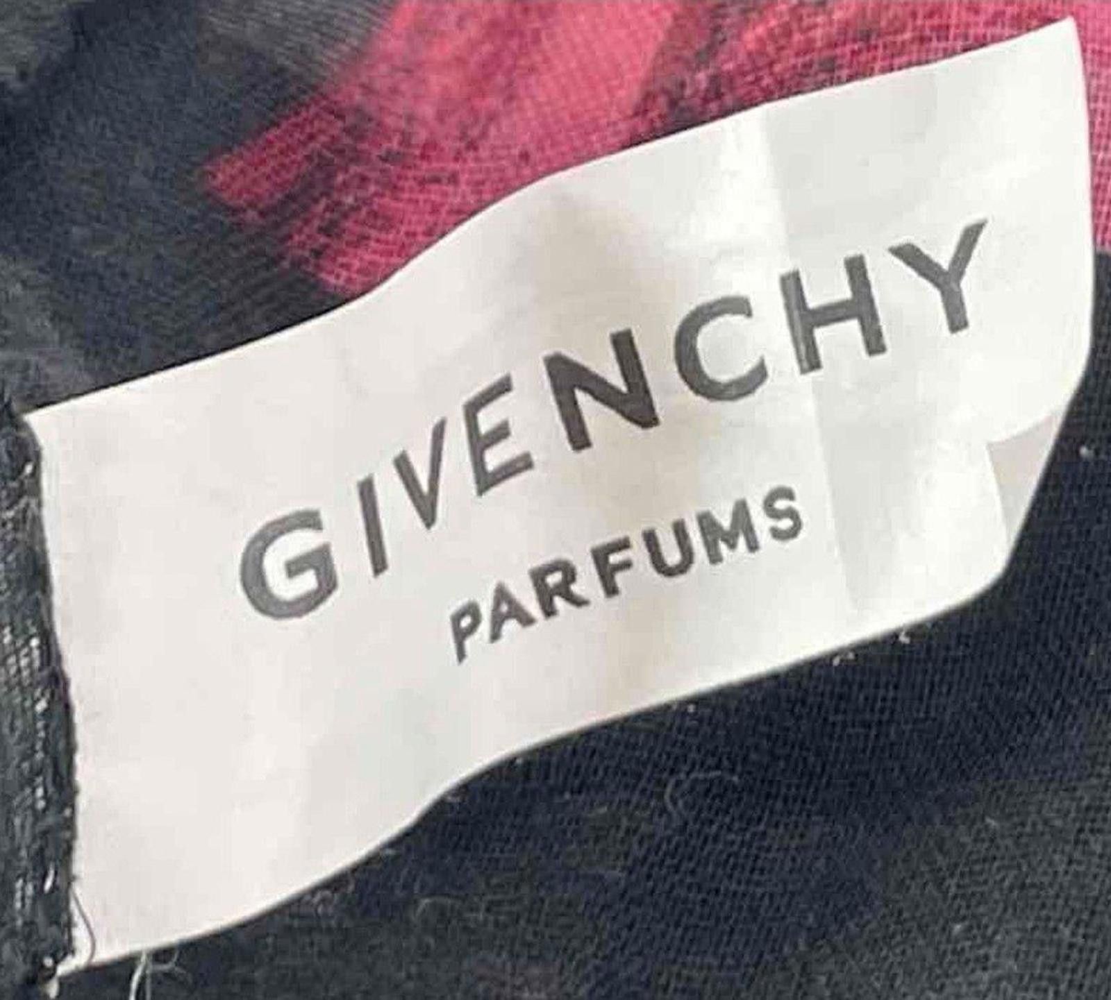Other Floral Silk Scarf – Black & Pink Magnolia Print Size ONE SIZE - 5 Thumbnail