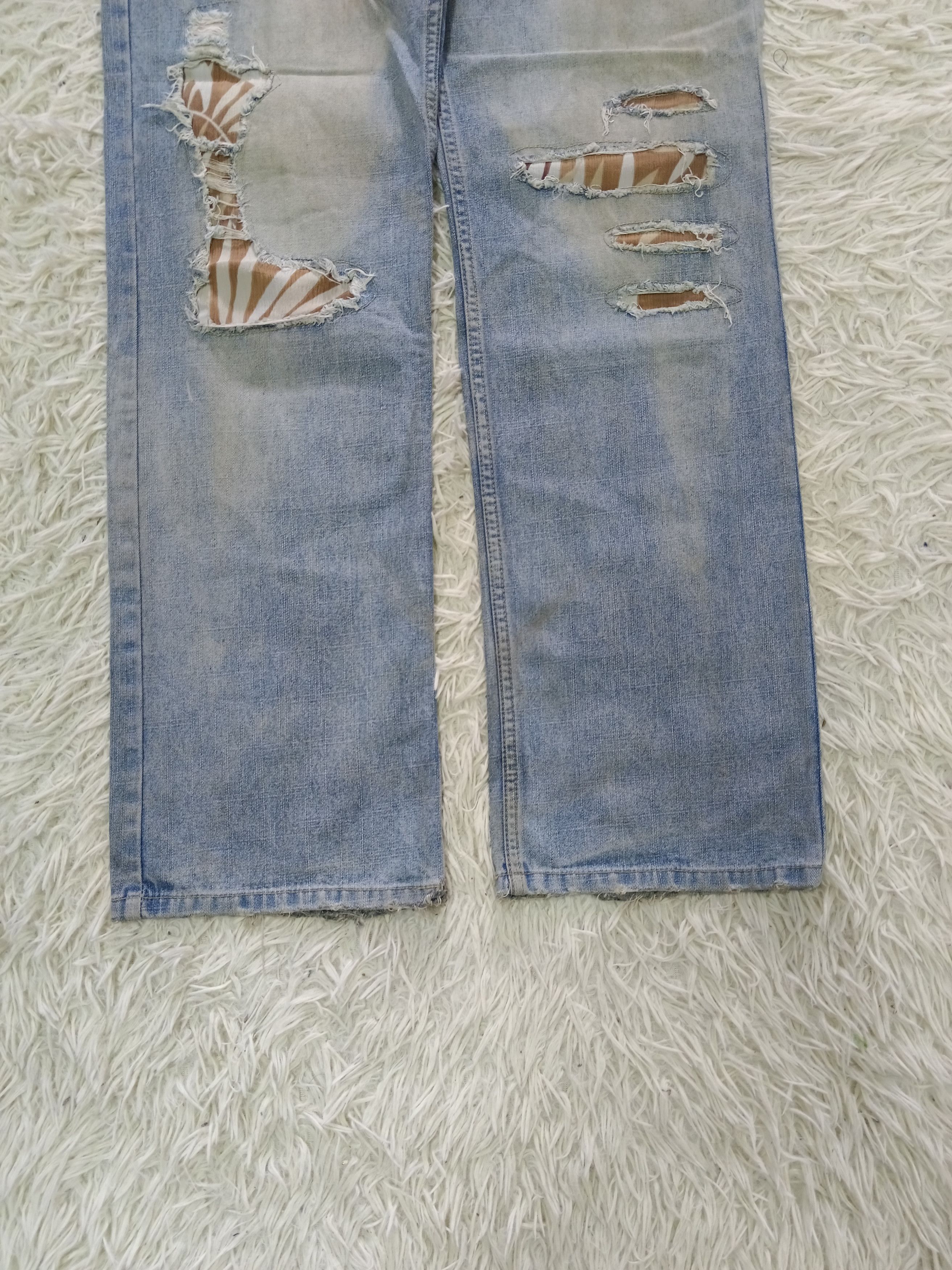 Japanese Brand DiSTRESSED RUSTY JAPANESE BRAND PACTHWORK FREEBEAT Size US 32 / EU 48 - 5 Thumbnail