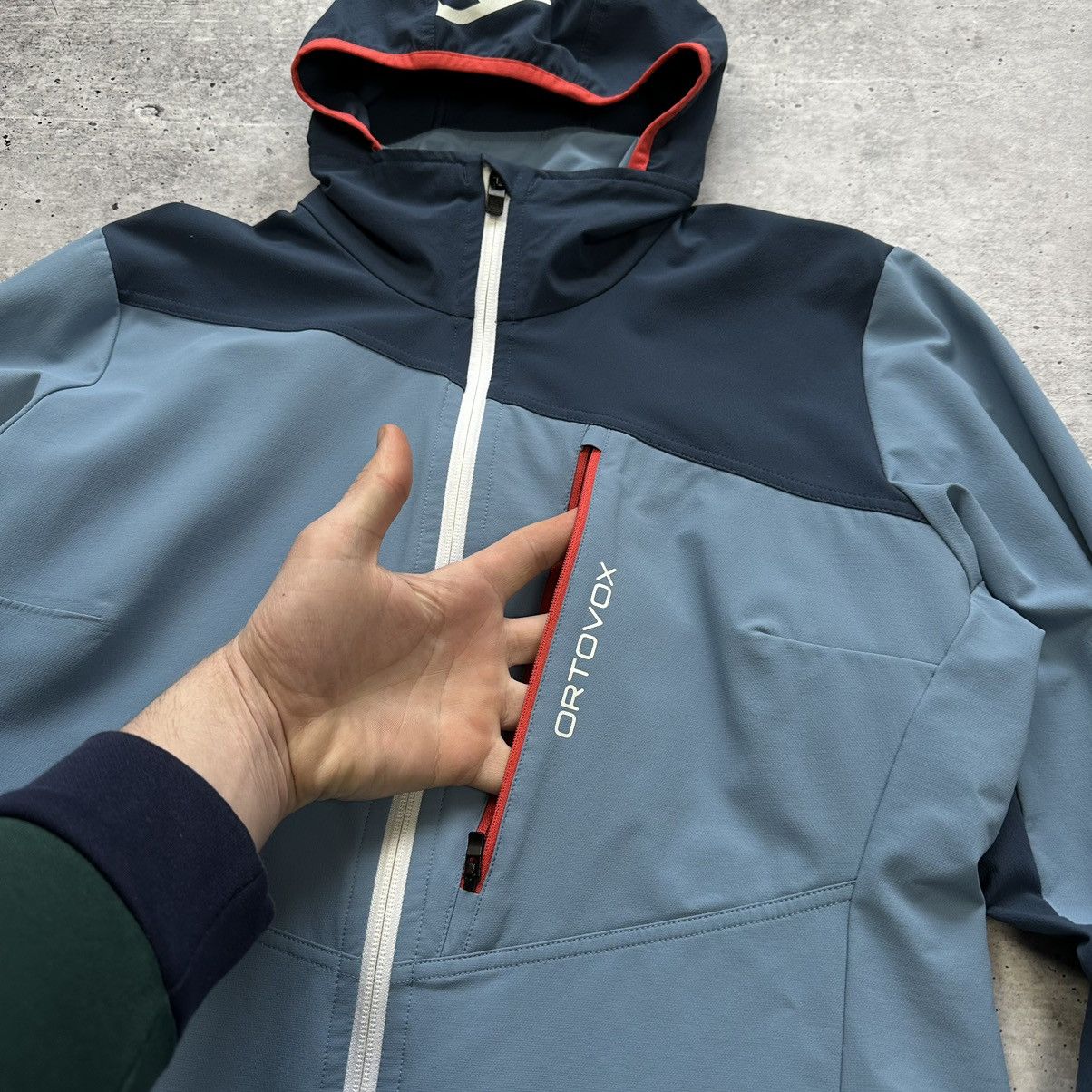 ORTOVOX Ortovox Pala Merino Inside Jacket Soft shell Blue Women’s Size XL / US 12-14 / IT 48-50 - 7 Thumbnail