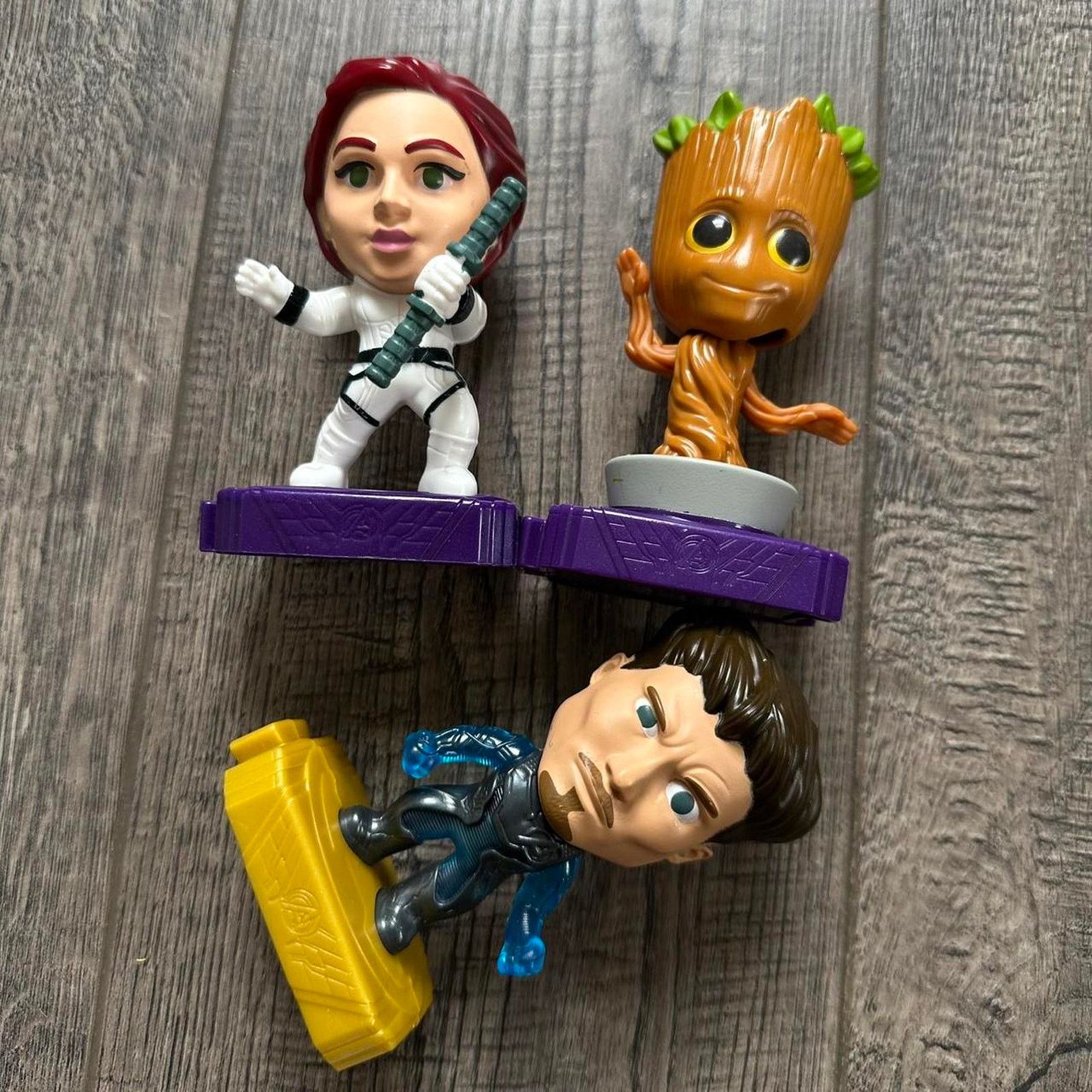 Marvel Comics Rare McDonalds Avengers Endgame Groot Toy Action Figure Lot Size ONE SIZE - 3 Thumbnail