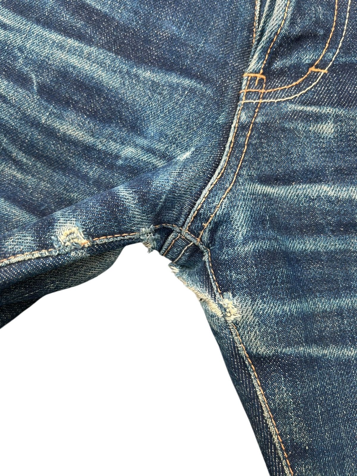Yuji Yamada Yuji Yamada Flare Distressed Japanese Denim Jeans Size US 28 / EU 44 - 12 Thumbnail