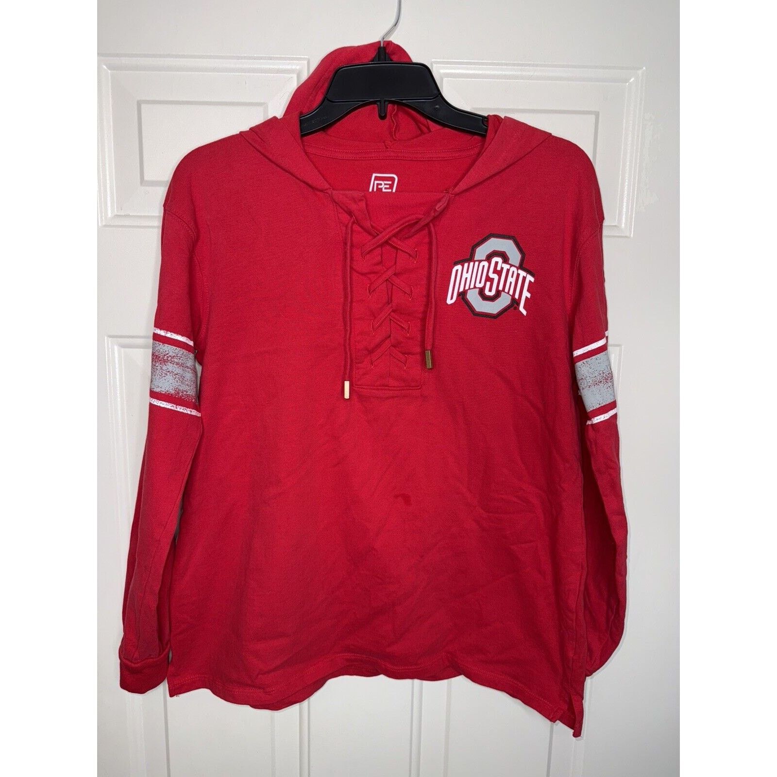 Pro Edge Pro Edge Ohio State Hoodie Fleece Sweatshirt Mens Medium Red Size US M / EU 48-50 / 2 - 1 Thumbnail