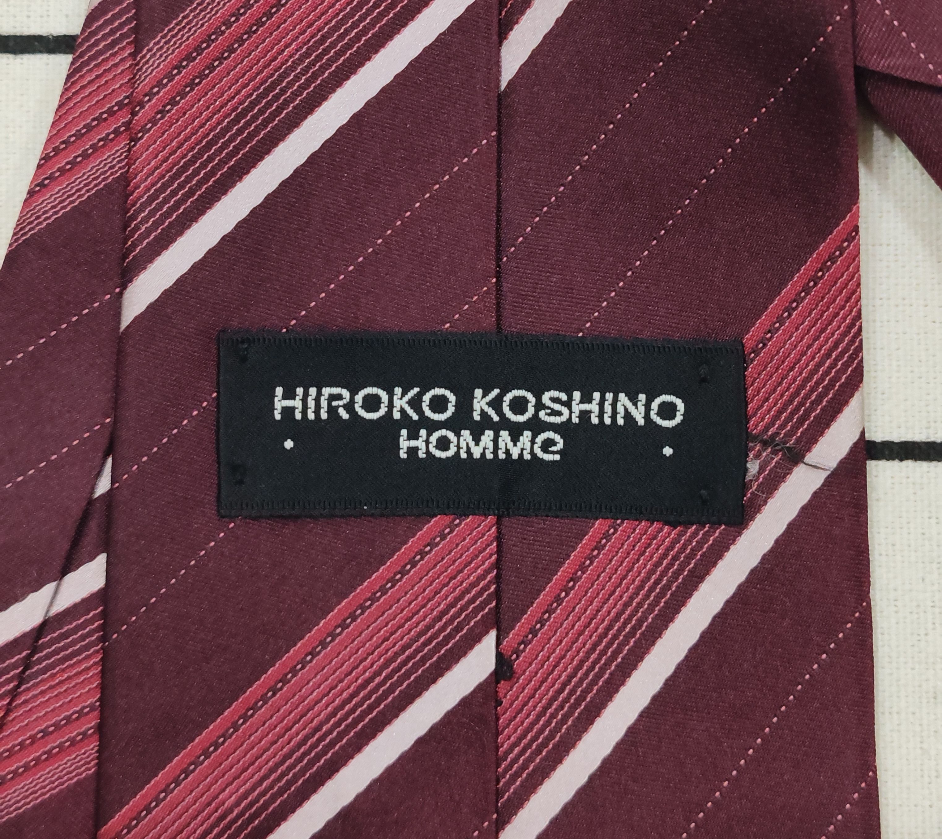 Hiroko Koshino Homme Hiroko Koshino Homme Classic Necktie Red Men Size ONE SIZE - 8 Thumbnail