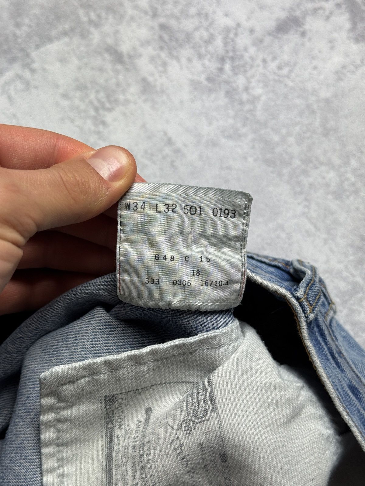 Levi's × Vintage VINTAGE 90s Levi’s 501 Baggy Rare y2k Workwear Japan Jeans Size US 32 / EU 48 - 12 Thumbnail