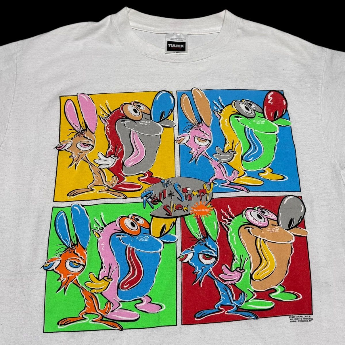 Tultex × Vintage Vintage Tultex 1993 Ren & Stimpy Show Warhol Art Shirt XL Size US XL / EU 56 / 4 - 2 Thumbnail