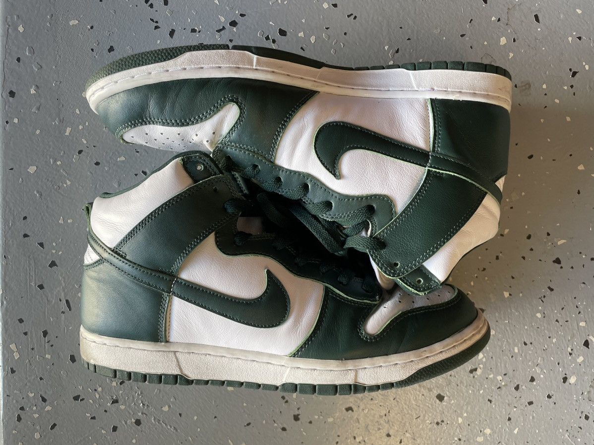 Nike 2020 Spartan Green Dunk Hi Size US 11.5 / EU 44-45 - 2 Thumbnail