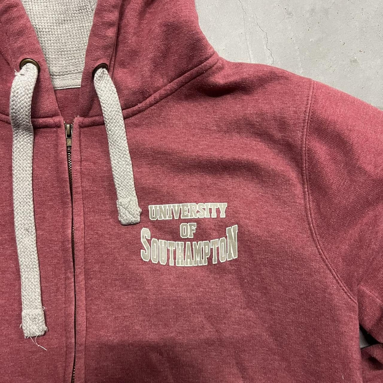 Vintage Vintage Y2K University Of Southampton Collegiate Zip Hoodie! Size US L / EU 52-54 / 3 - 2 Thumbnail
