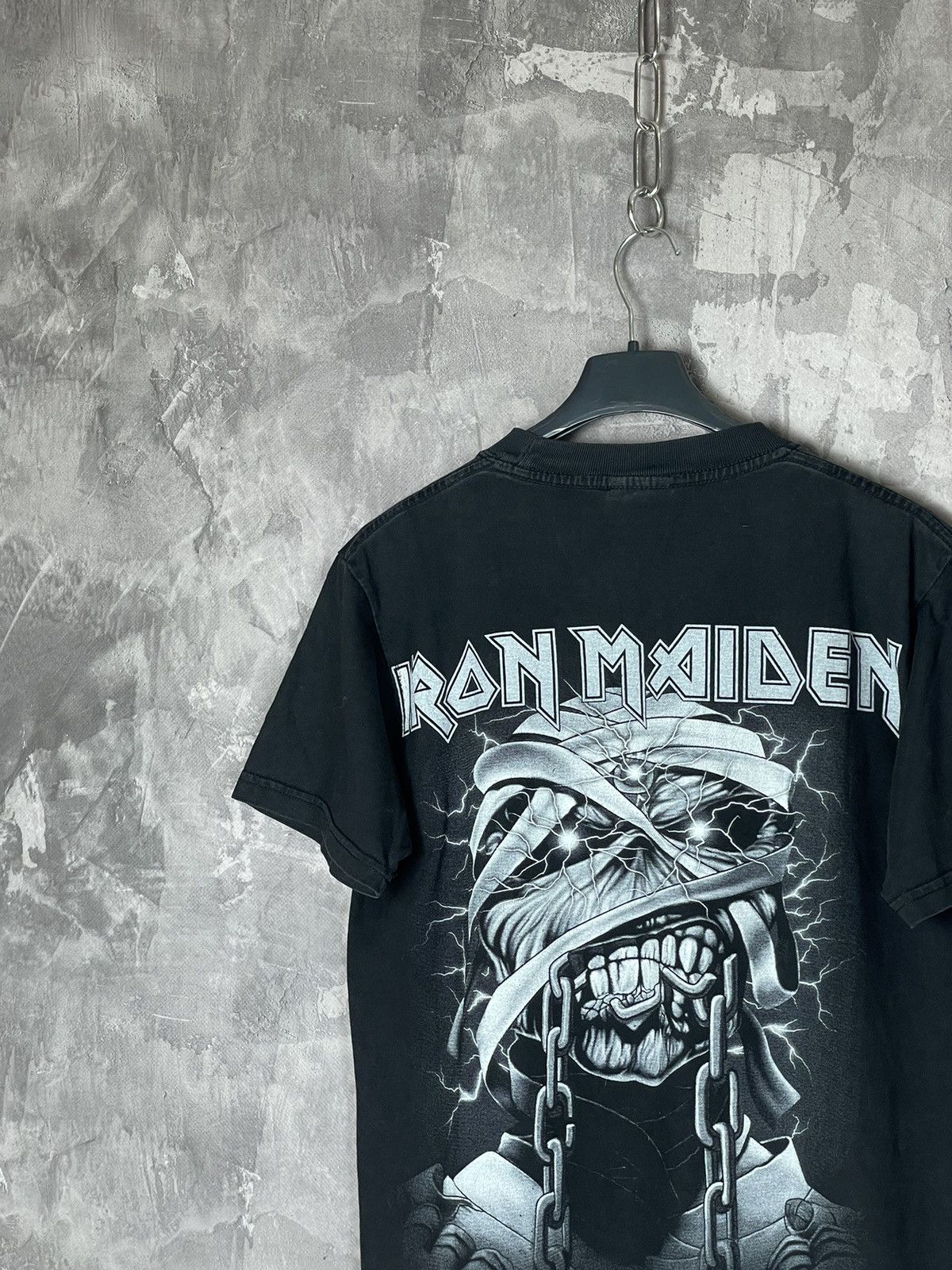 Band Tees × Iron Maiden × Vintage Iron Maiden Killers Vintage Rock Band T-Shirt Tee 90s Size US S / EU 44-46 / 1 - 14 Thumbnail