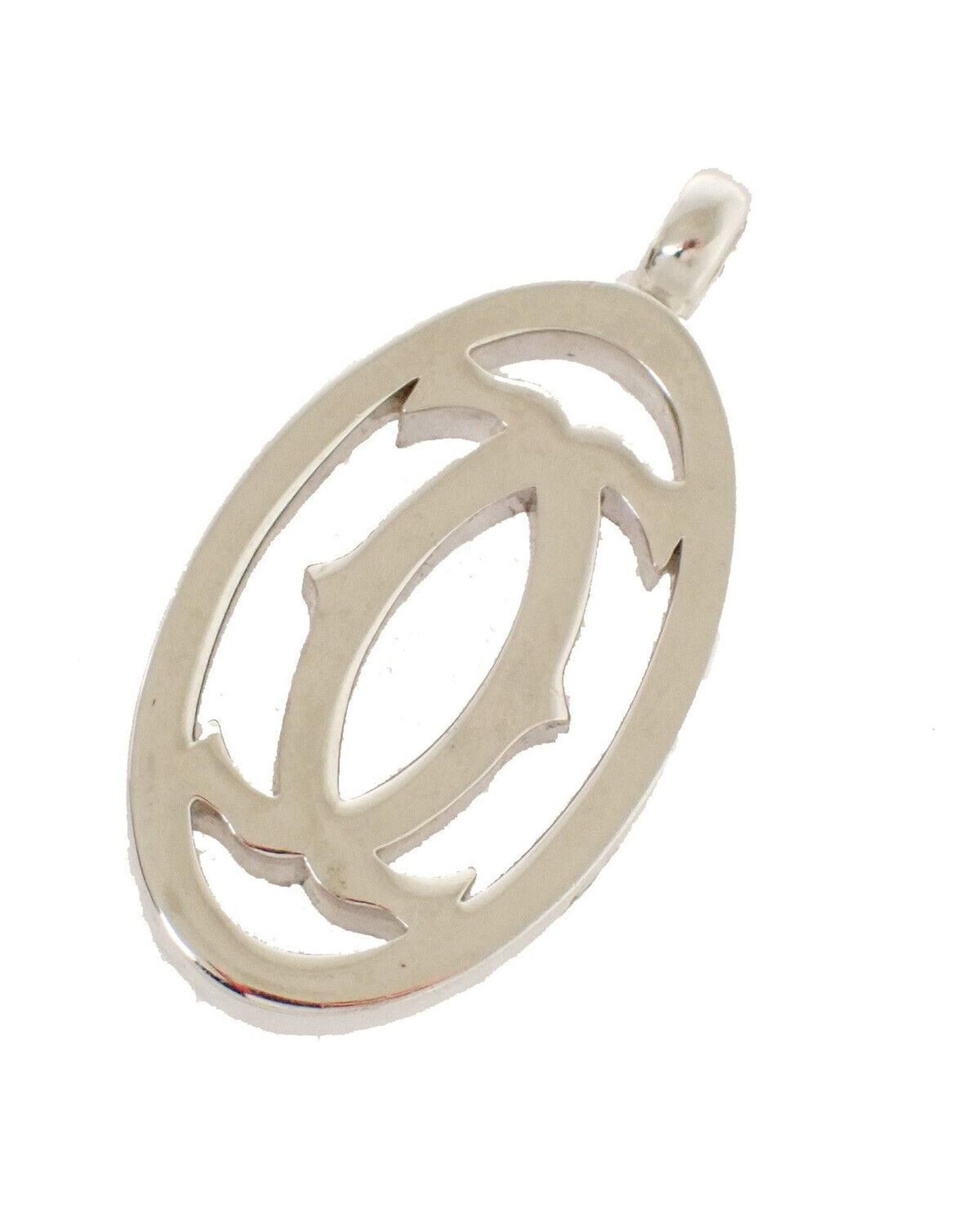 image of Cartier Silver-Plated Charm Pendant, Women's