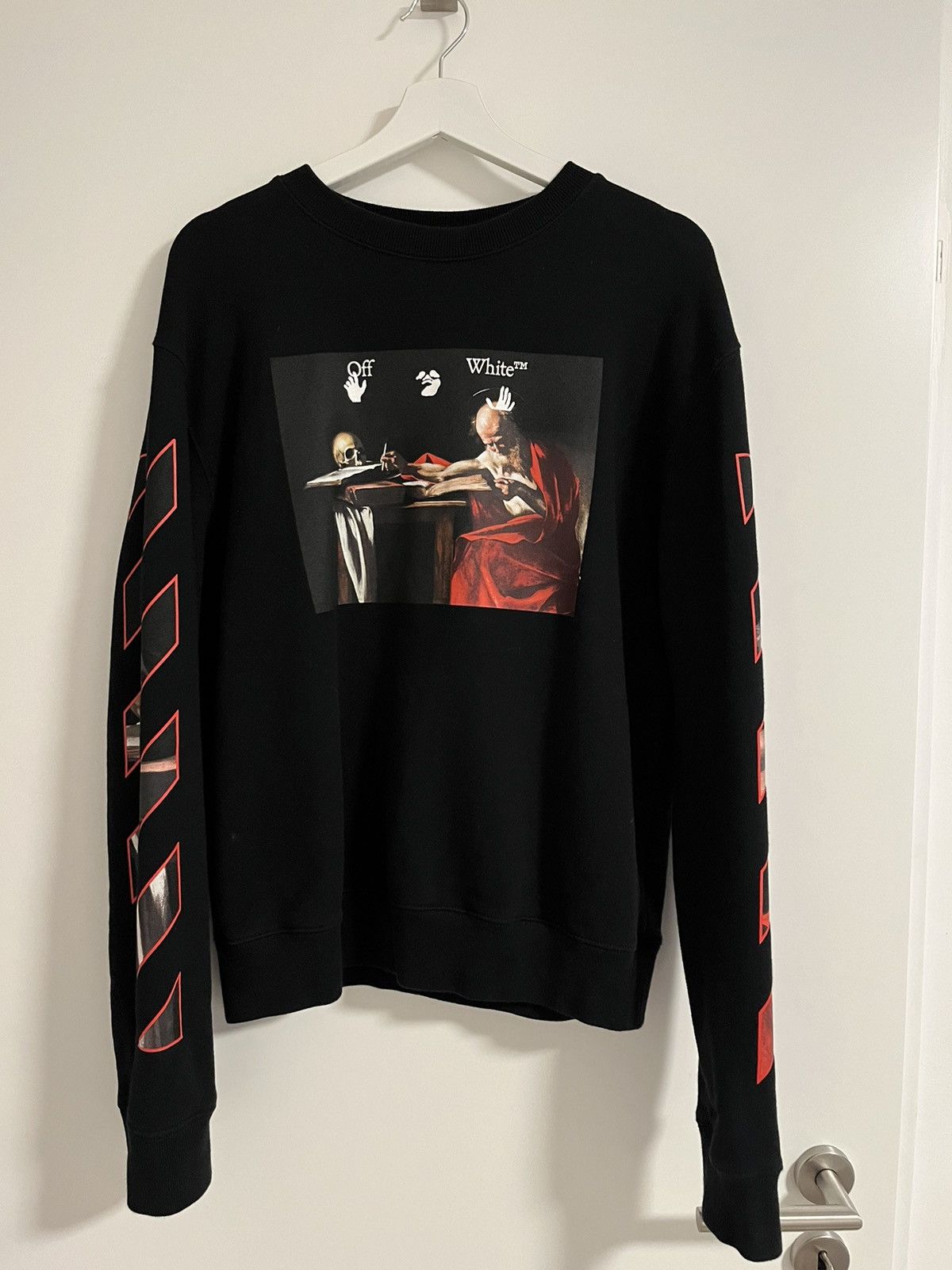 image of Off White Pullover in Black, Men's (Size Medium)