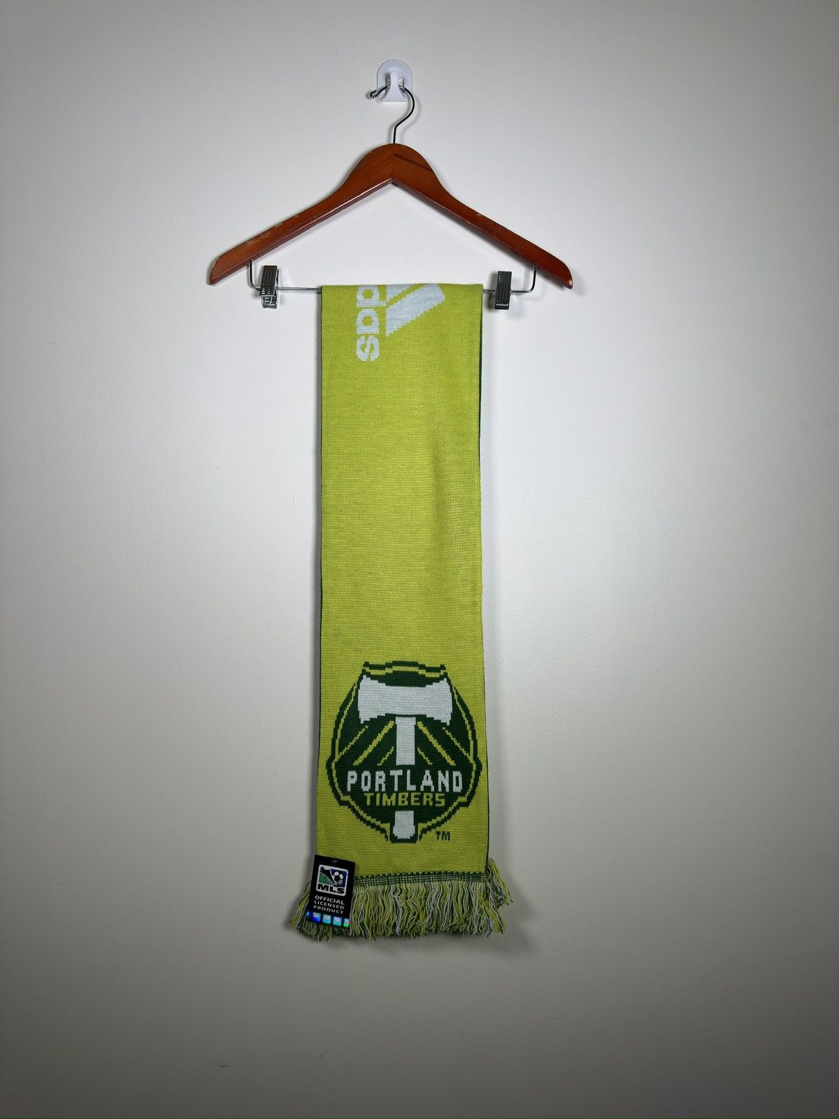 Adidas Adidas Multicolored Portland Timbers MLS Scarf 100% Acrylic Size ONE SIZE - 4 Thumbnail