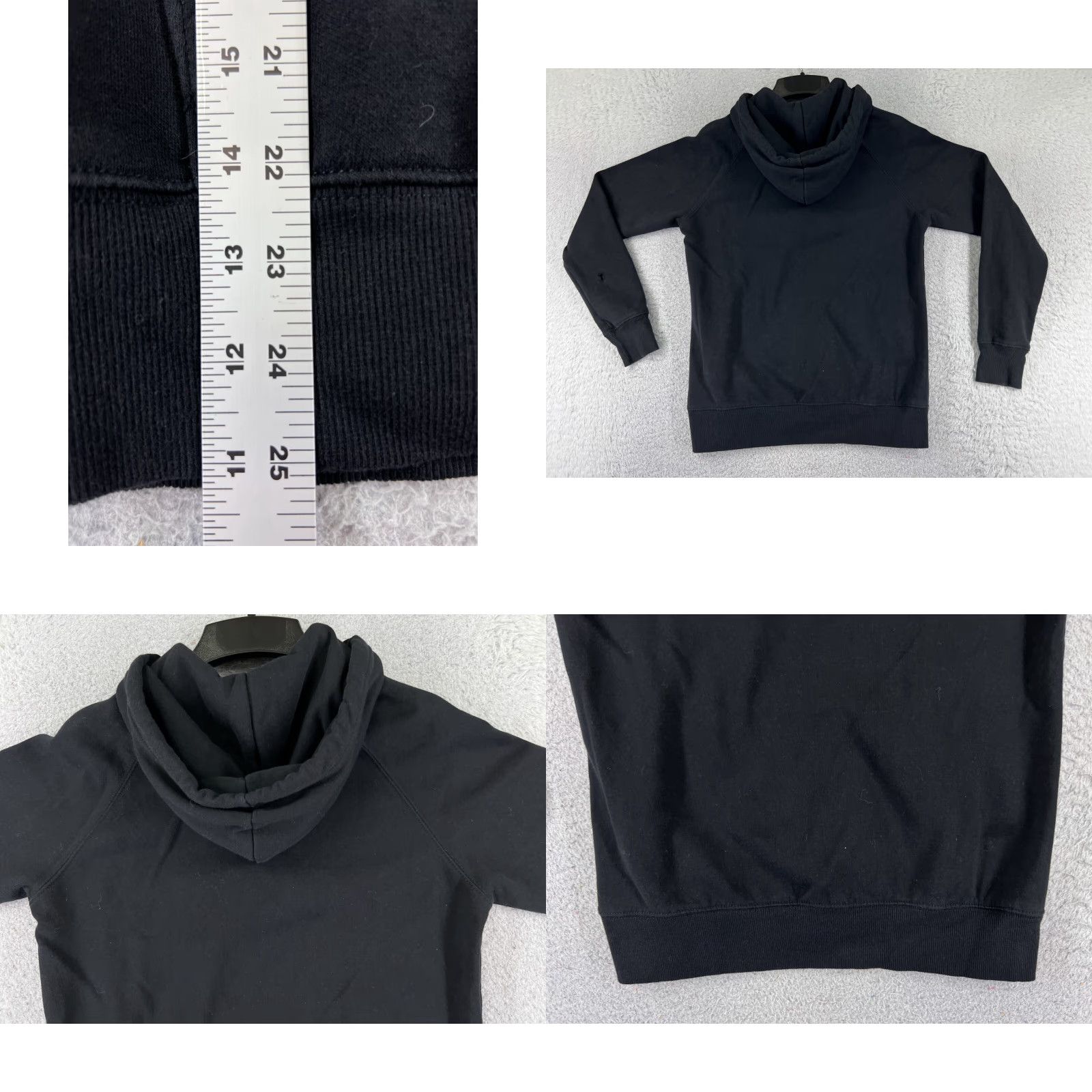 The North Face The North Face Hoodie Womens S Black Pullover Pockets Cotton Logo Read Mens Size S / US 4 / IT 40 - 9 Thumbnail