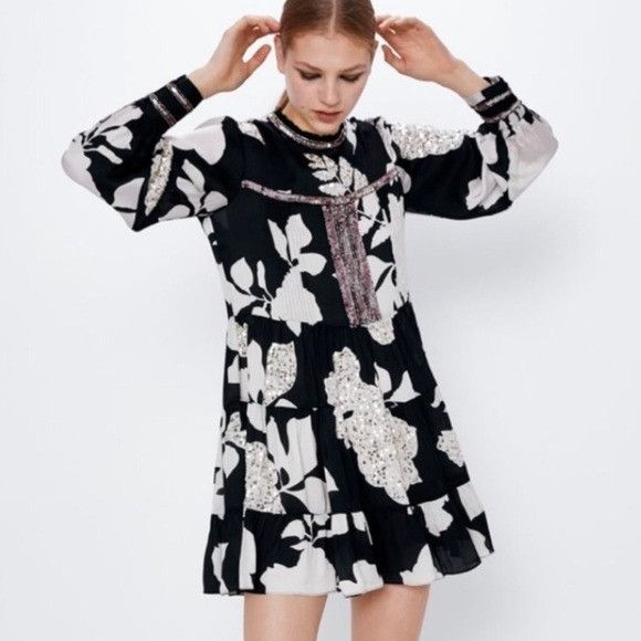 Zara Zara limited edition dress Size L / US 10 / IT 46 - 4 Thumbnail