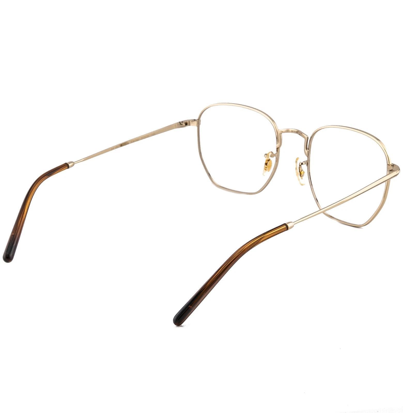Oliver Peoples OLIVER PEOPLES KIERNEY OV1331 1331 Gold Geometric Eyeglasses Size ONE SIZE - 2 Thumbnail